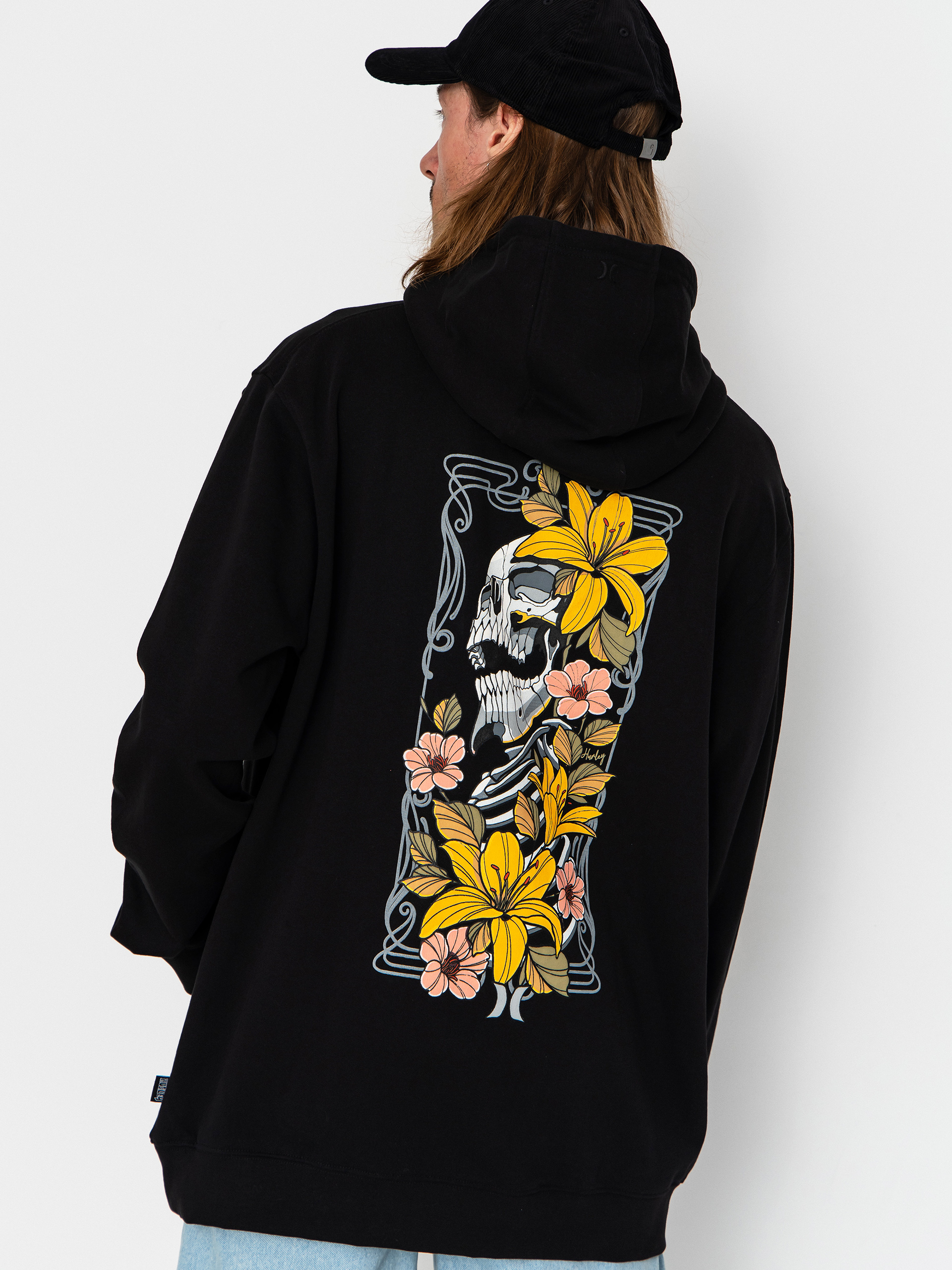 Hurley Trudy Tatto Skull HD Hoodie (black)