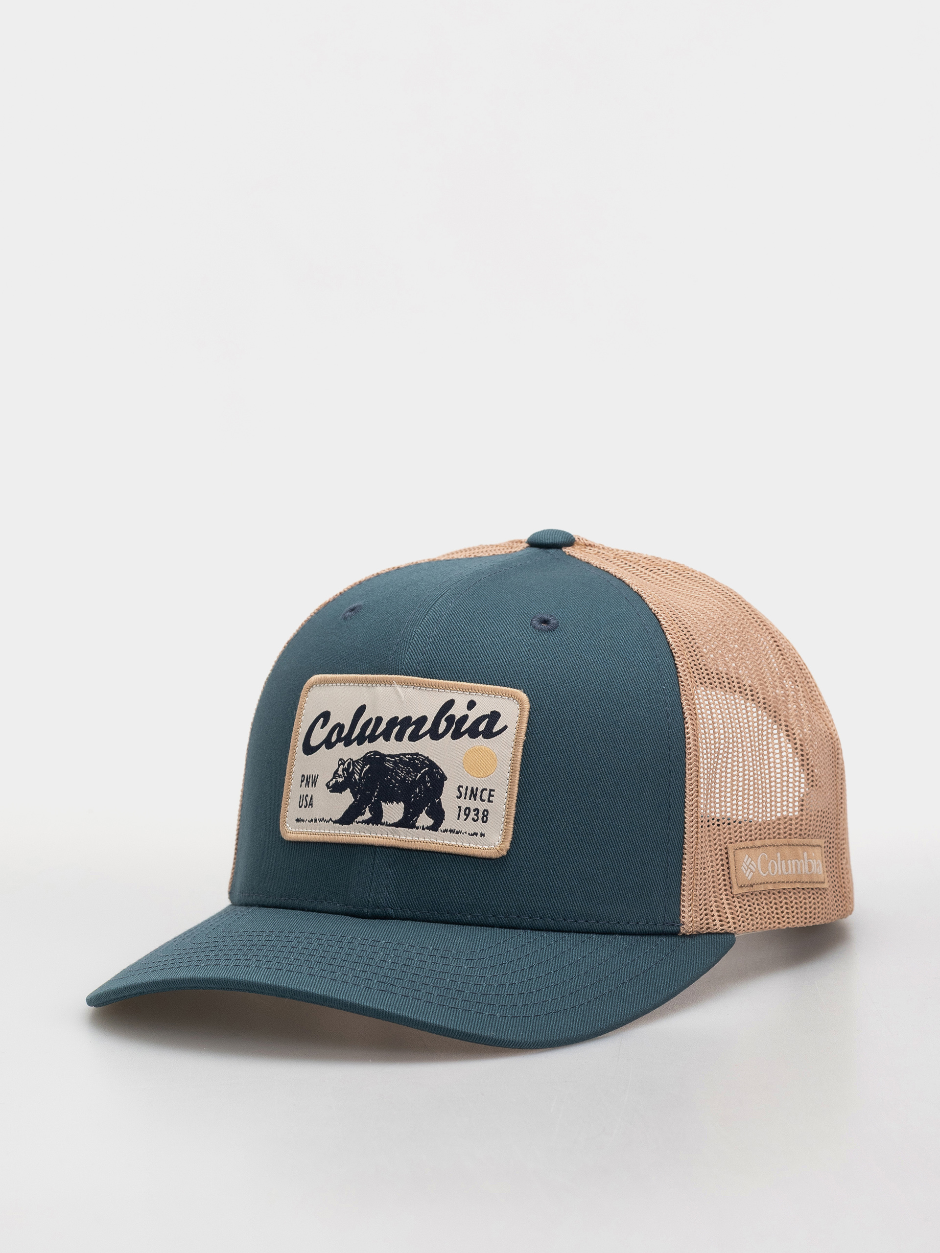 Columbia Mesh Snap Back Cap (everblue/pnw bear)