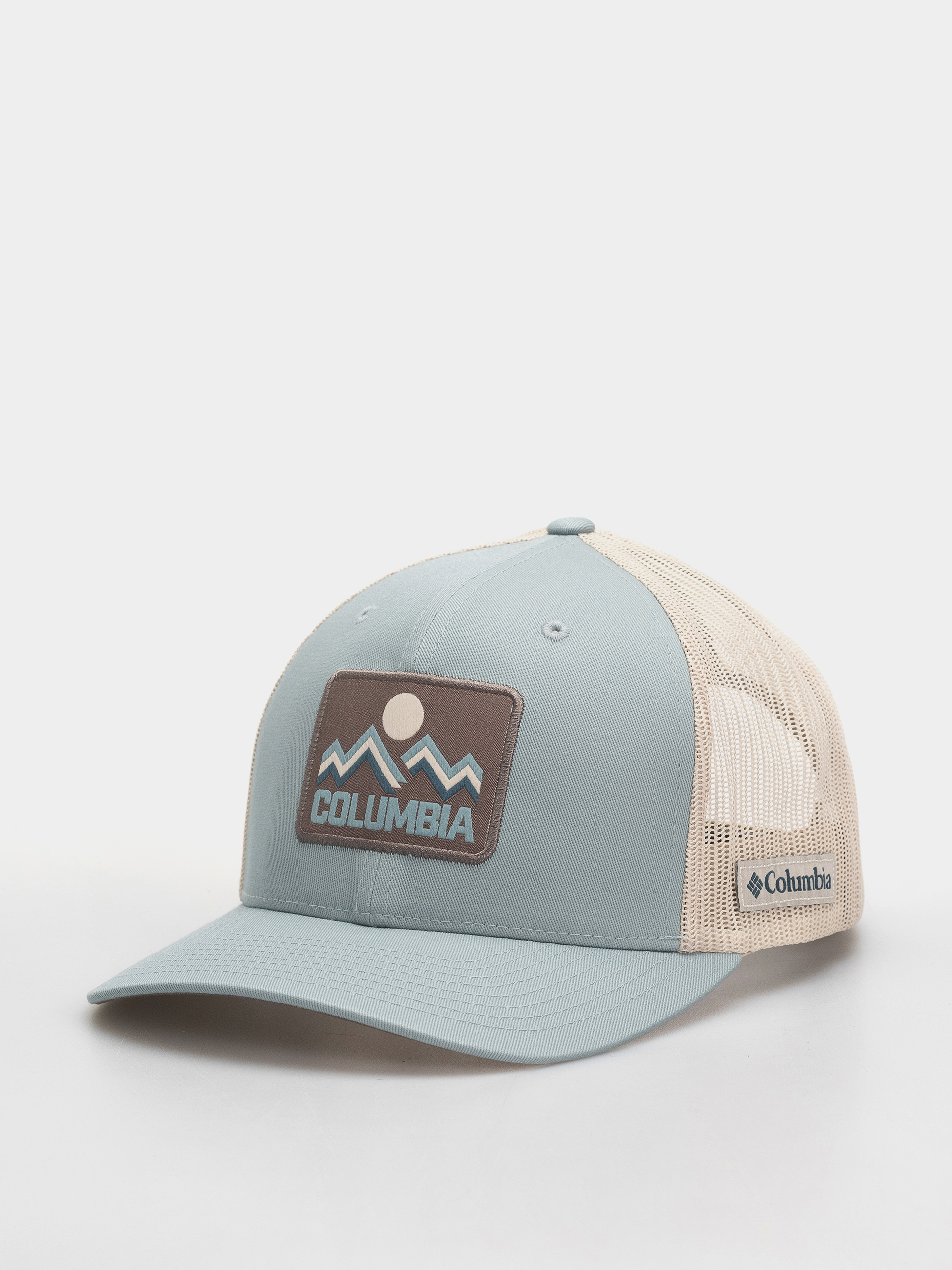Columbia Mesh Snap Back Cap (crushed blue/iron/columbia mountains)