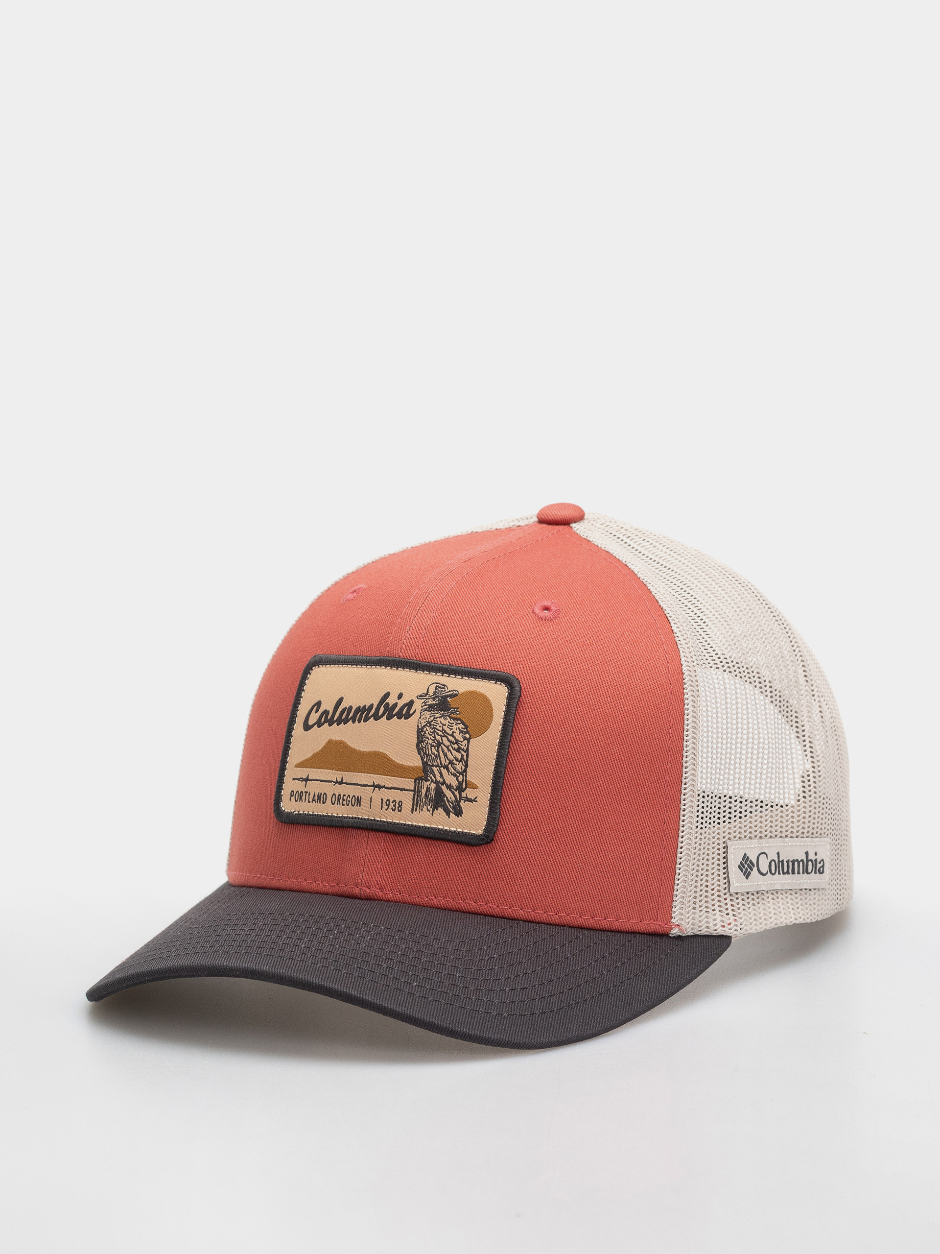 Columbia Mesh Snap Back Cap - brown, green (chalk/stone/gr)
