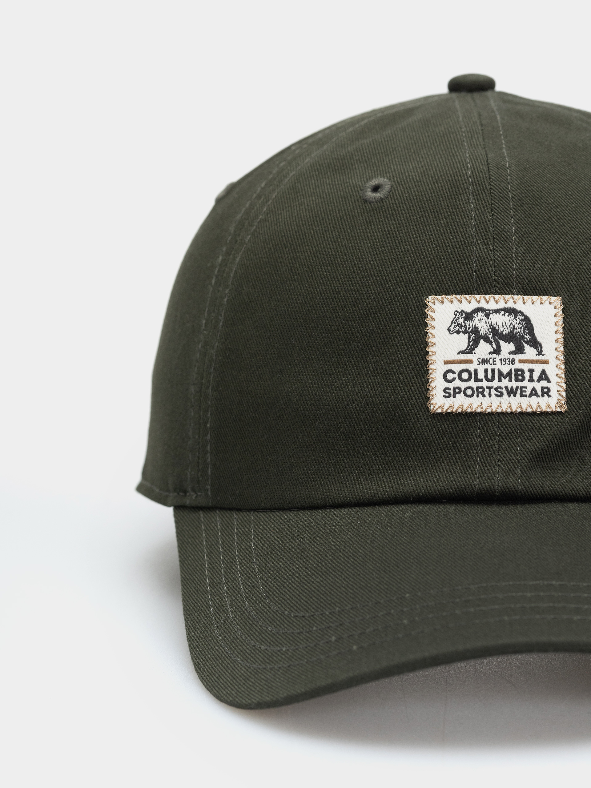 Columbia Provisions Ball Cap (greenscape/woven bear)