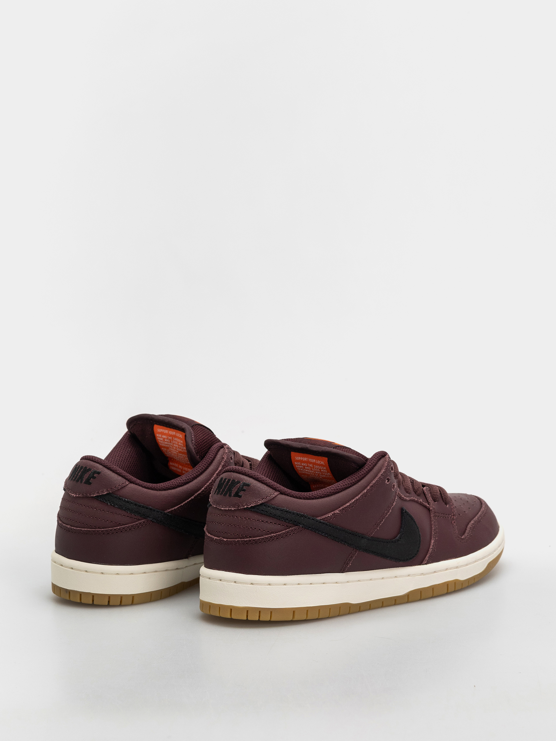 Nike SB Dunk Low Pro ISO Schuhe (burgundy crush/black mystic dates sail)