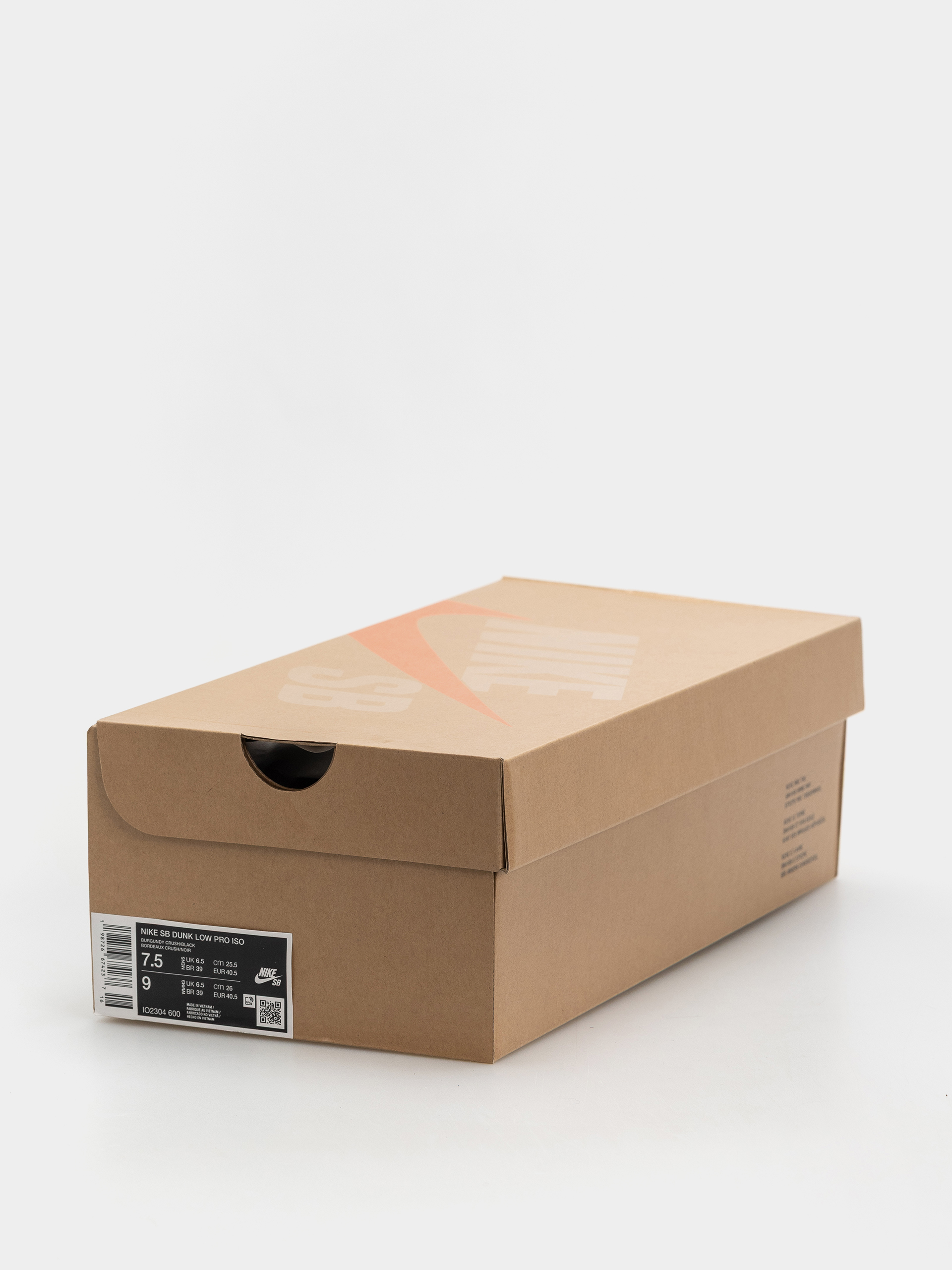 Nike SB Dunk Low Pro ISO Schuhe (burgundy crush/black mystic dates sail)