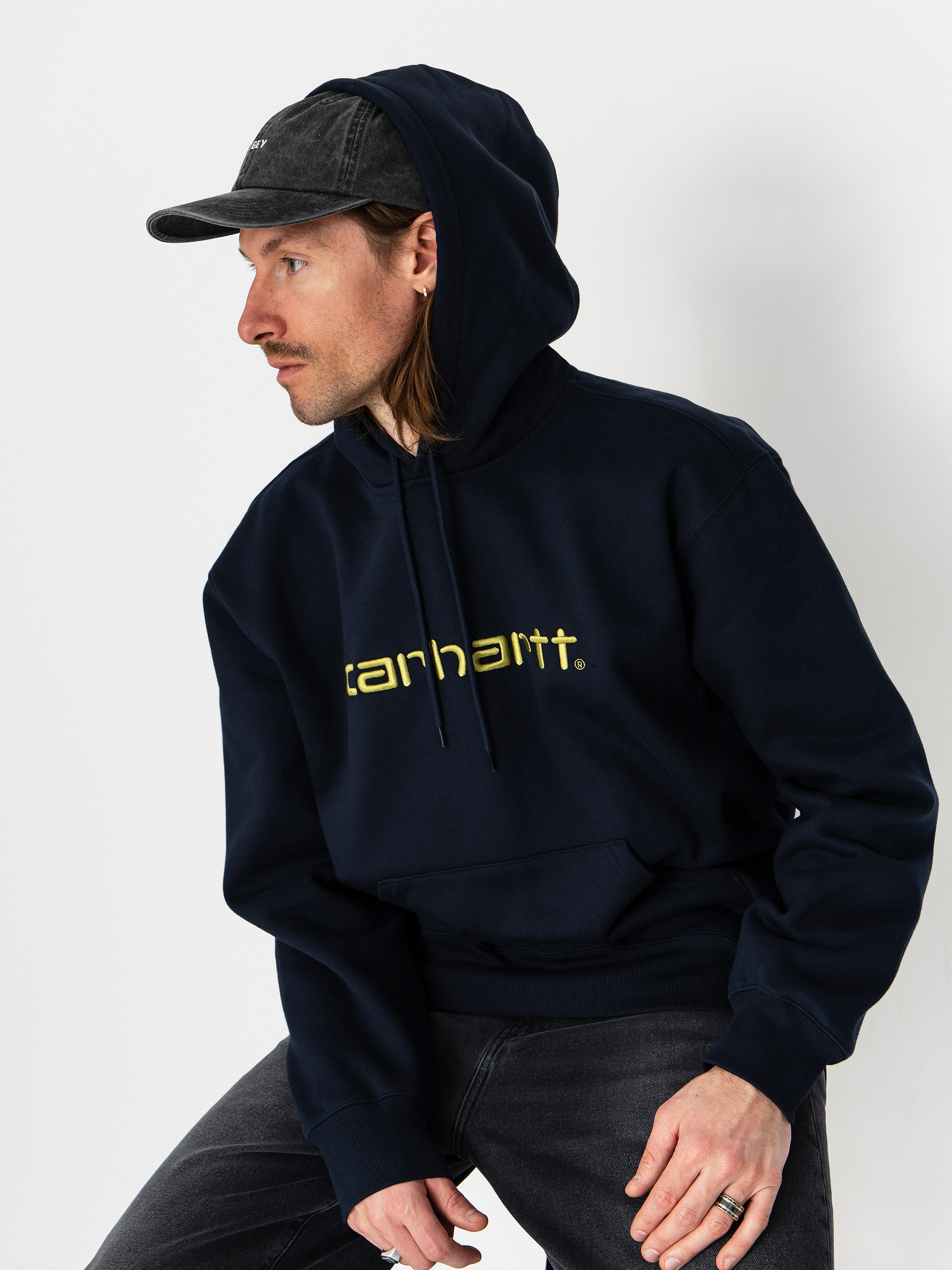 Carhartt WIP Hoodie Carhartt HD (deep night/gentle green)