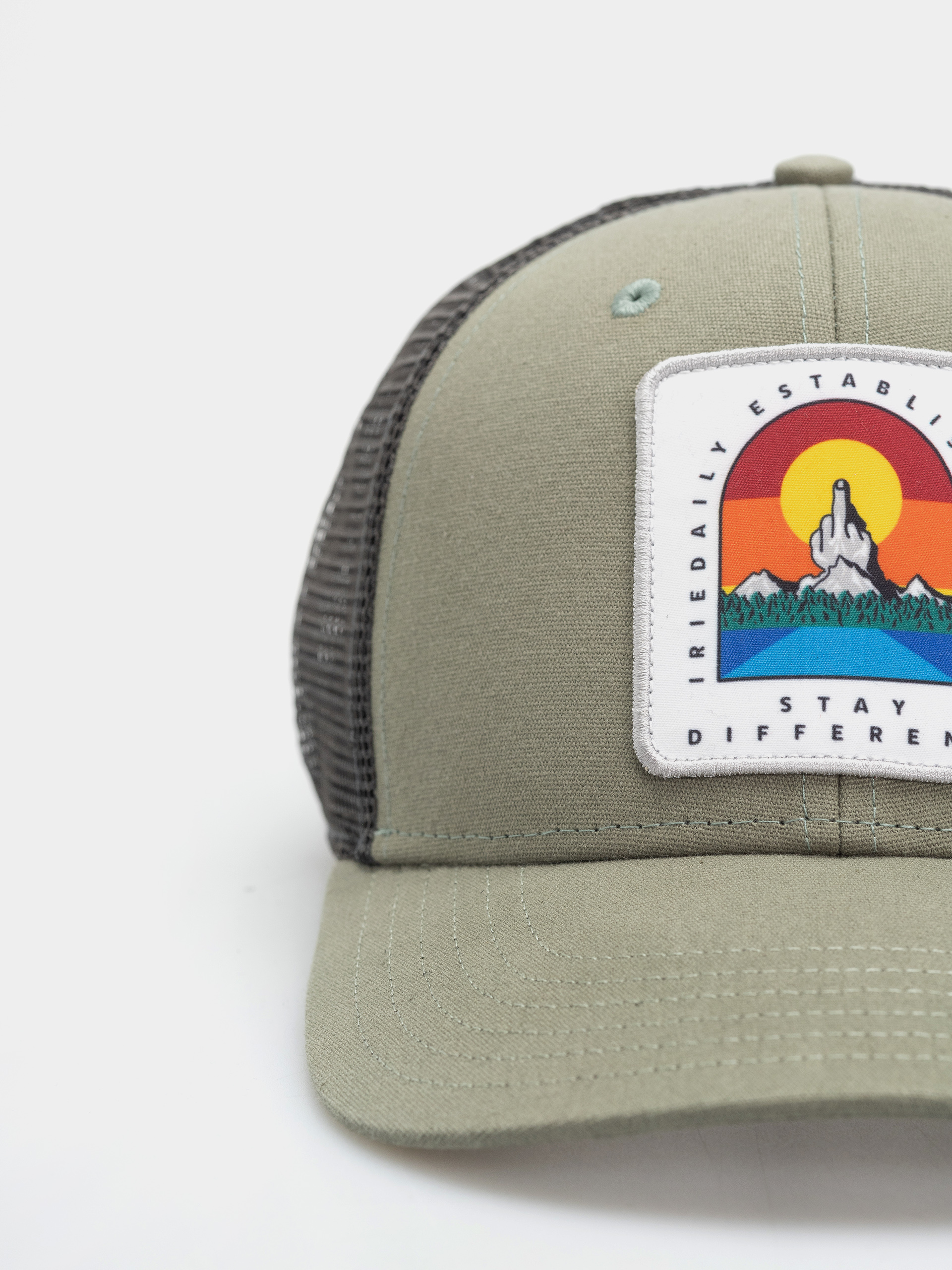 Iriedaily Cap Stonefinger (olivegrey)