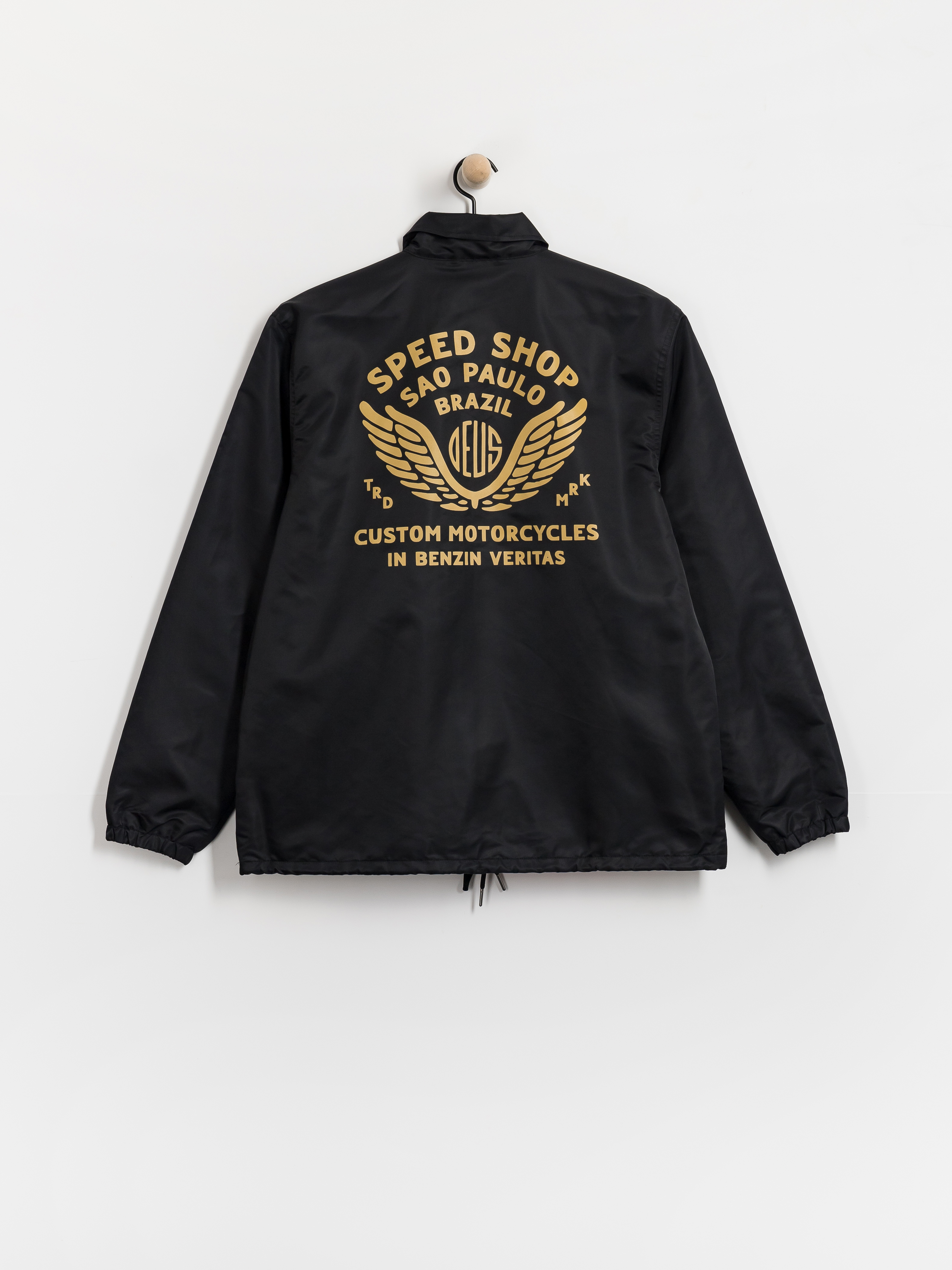 Deus Ex Machina Jacke Munificence Nylon Coach (black)