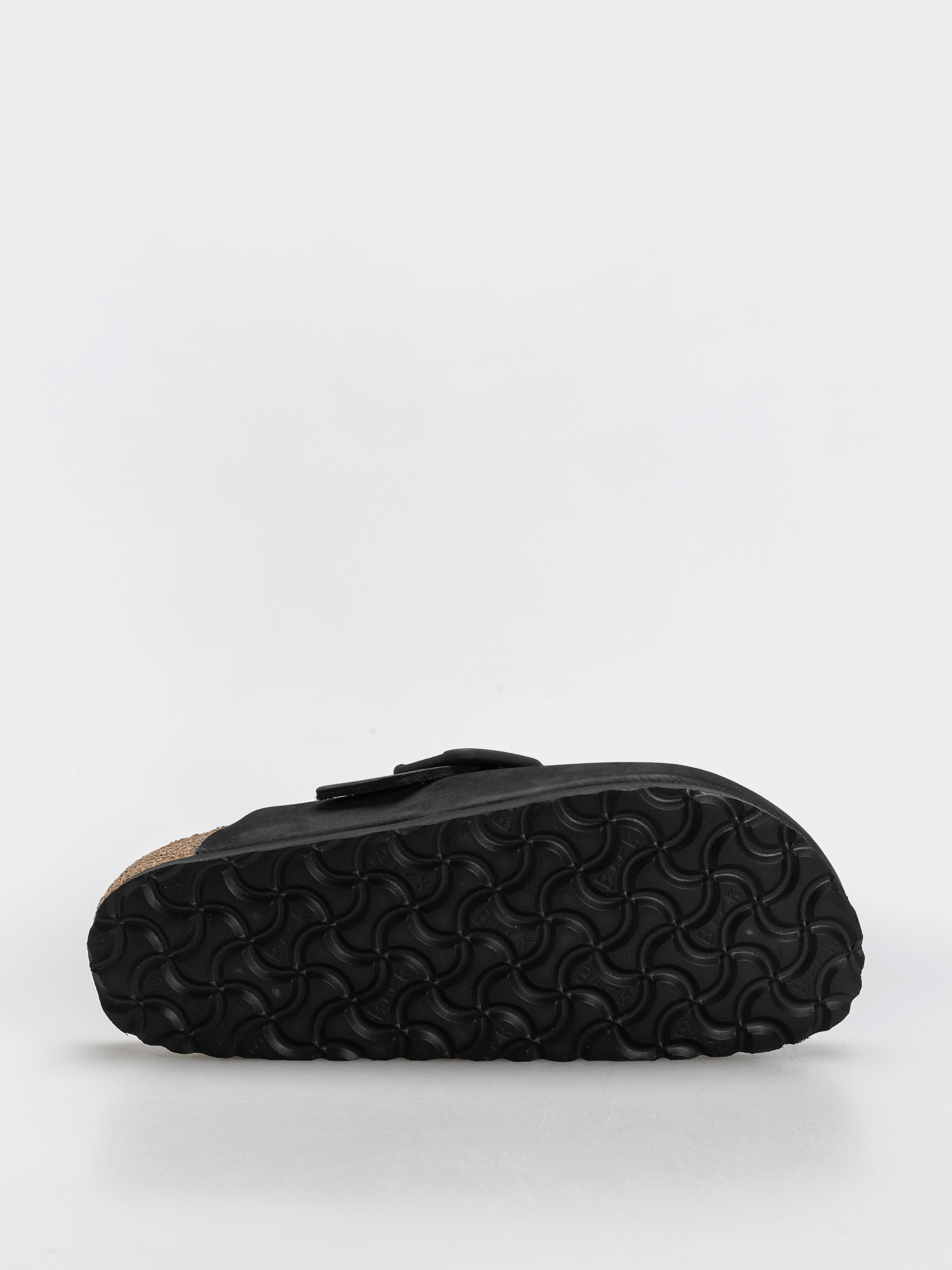 Birkenstock Flip Flops Boston Wire Buckle Nubuck Leather Narrow (black)