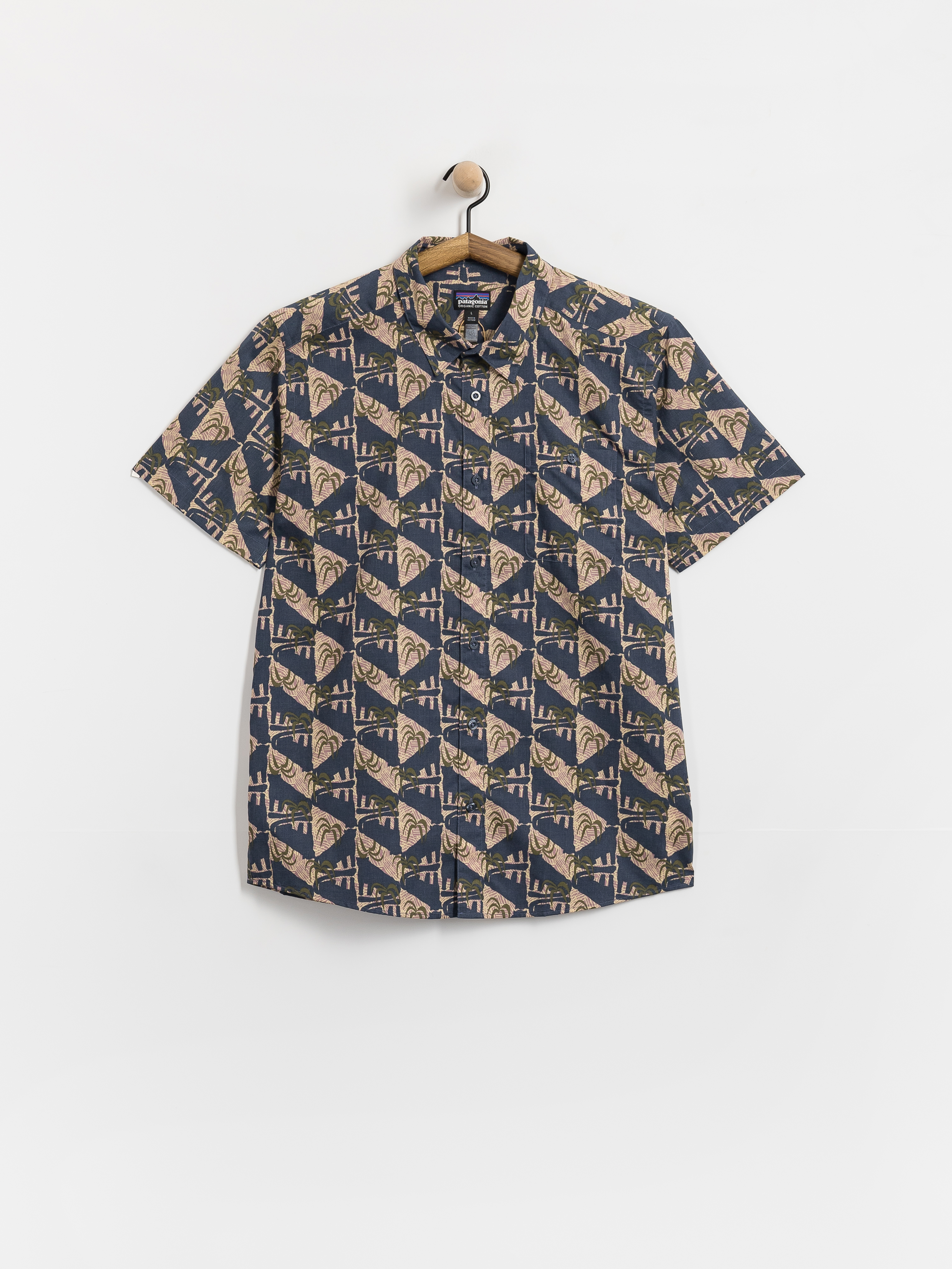 Patagonia Shirt Go To (jaguar geo/dolomite blue)