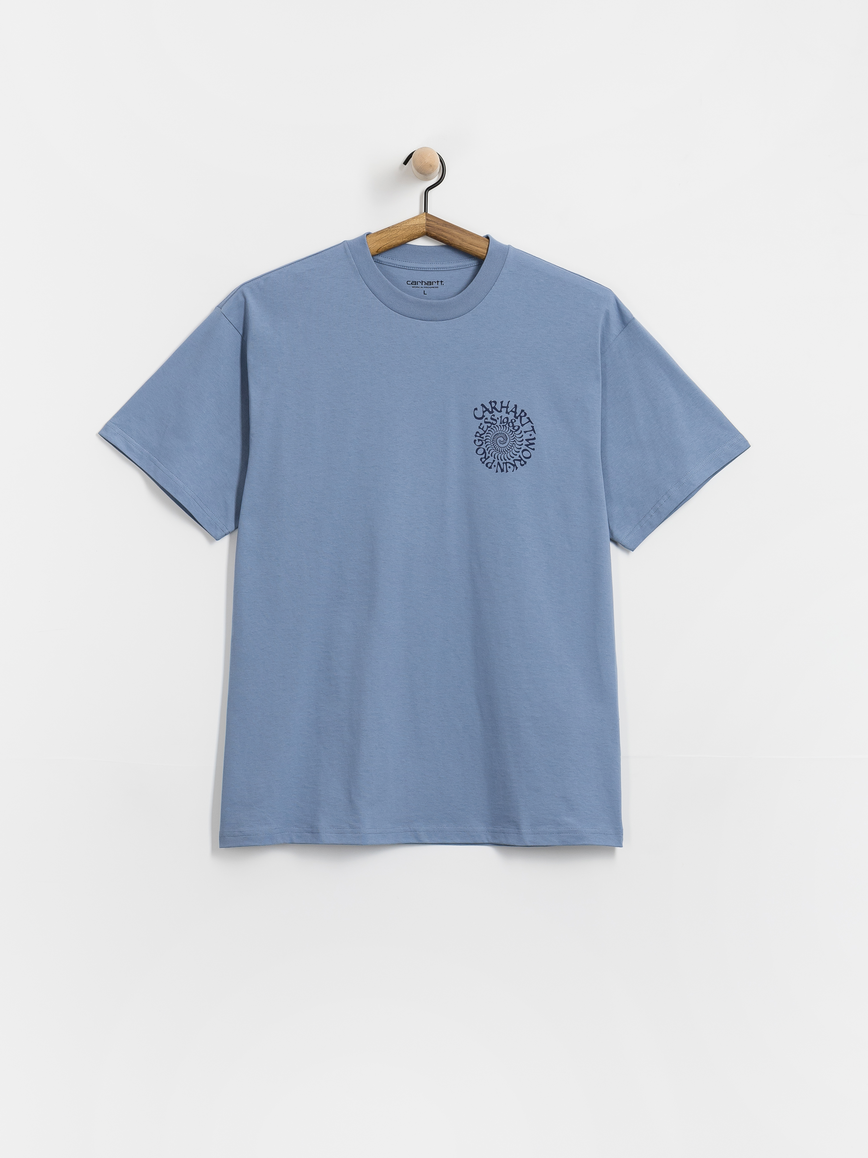 Carhartt WIP T-Shirt Spirals (gentle blue)