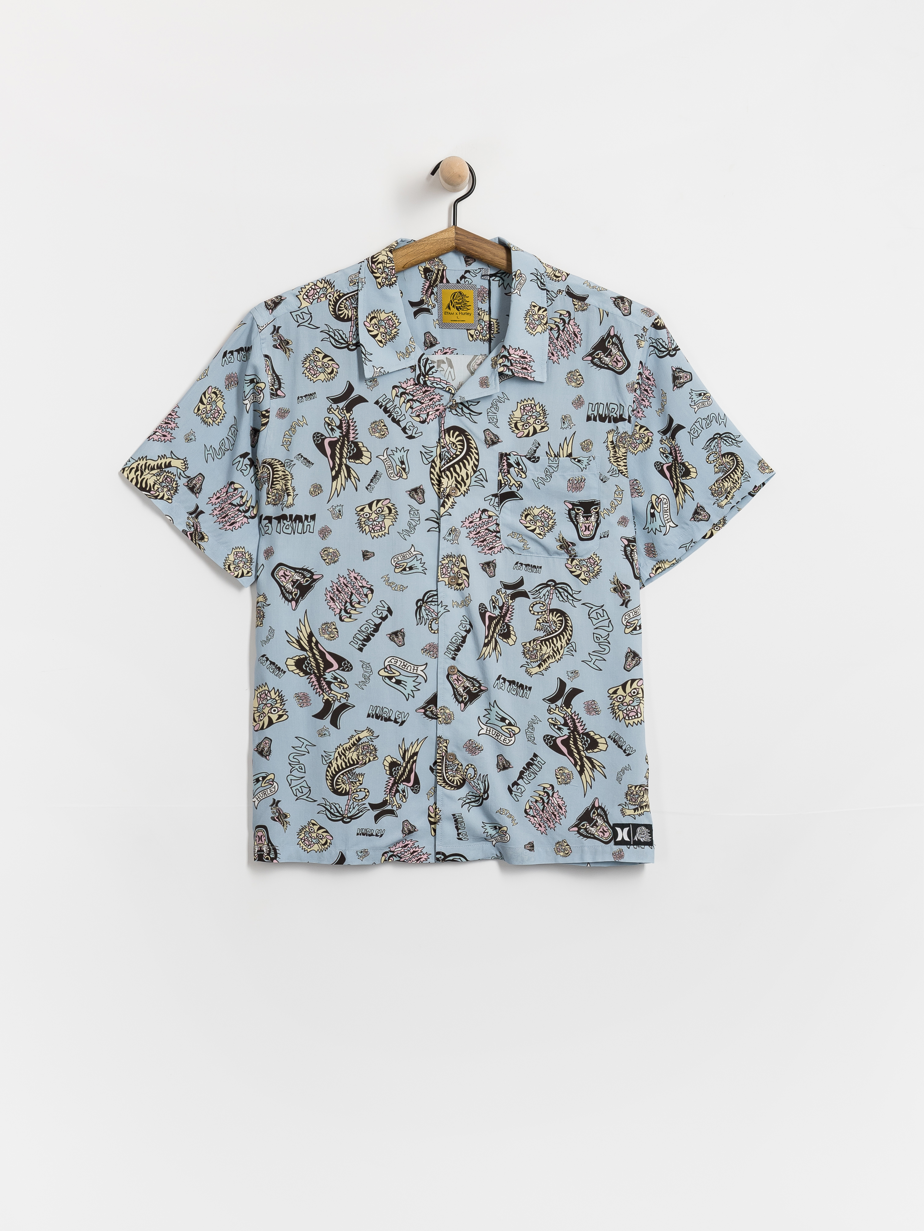 Hurley Shirt Woven Etam (worker blue)