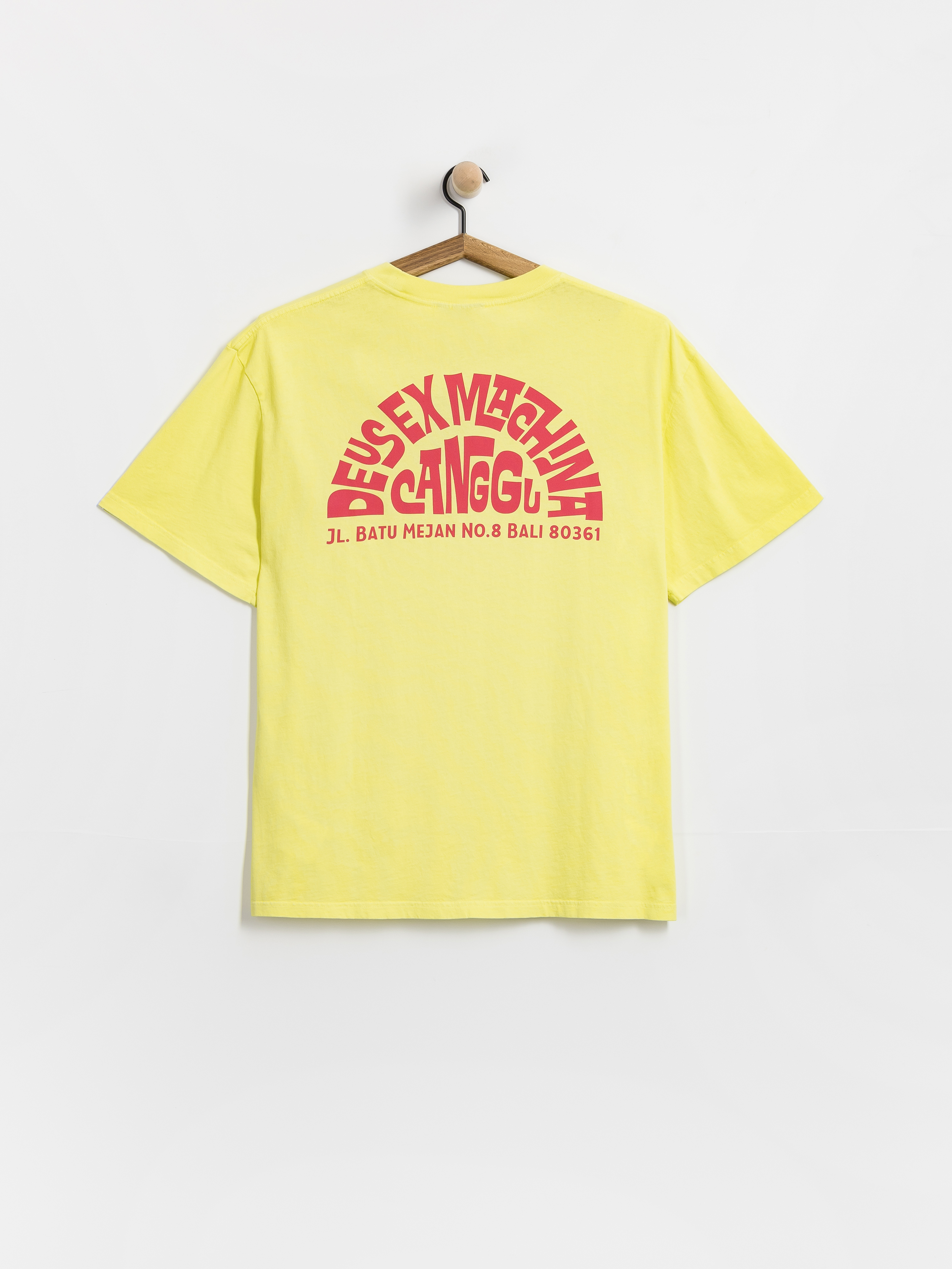 Deus Ex Machina T-Shirt Canggu Address (canary yellow)