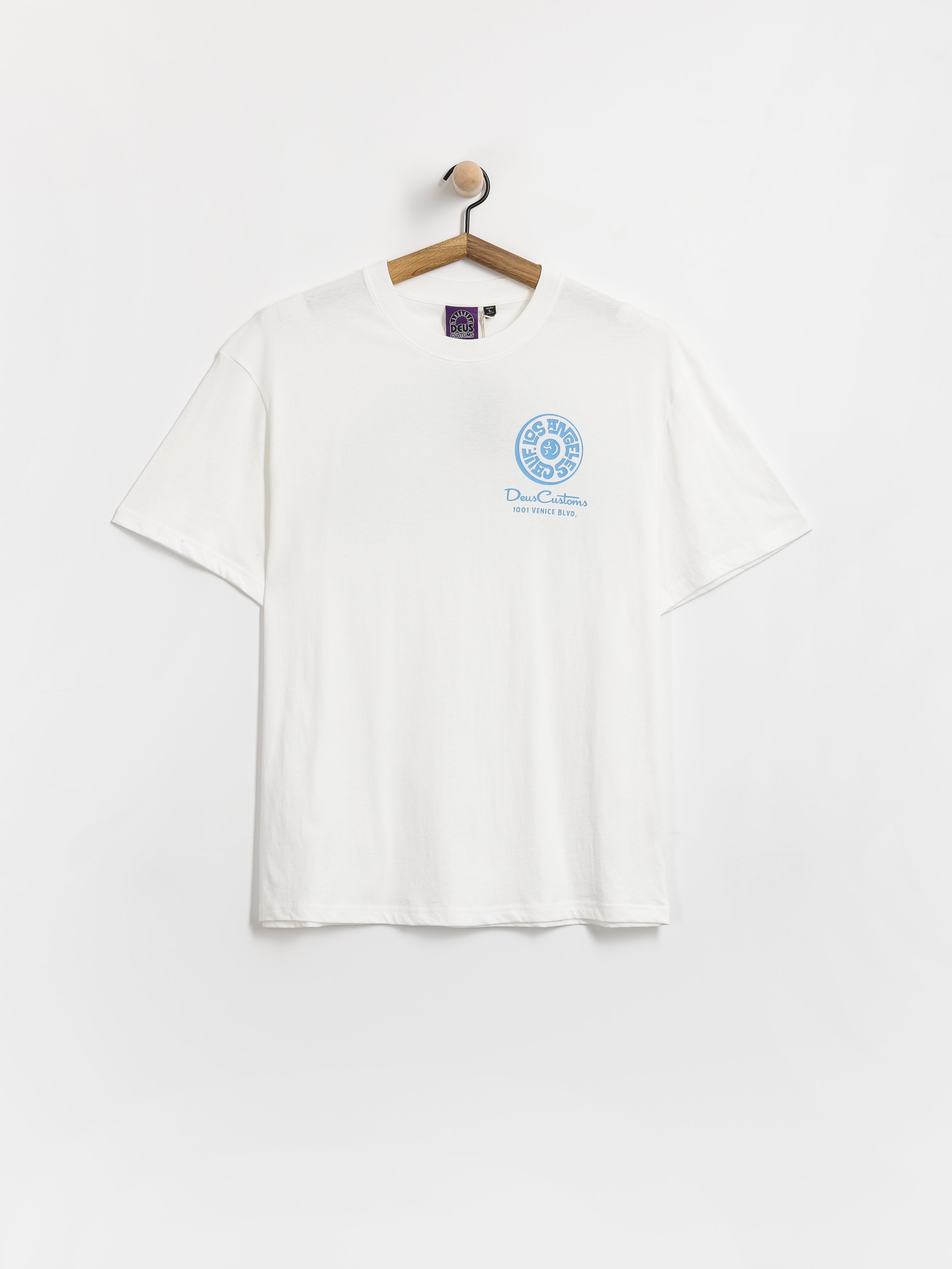 Deus Ex Machina T-Shirt Los Angeles Address (vintage white)