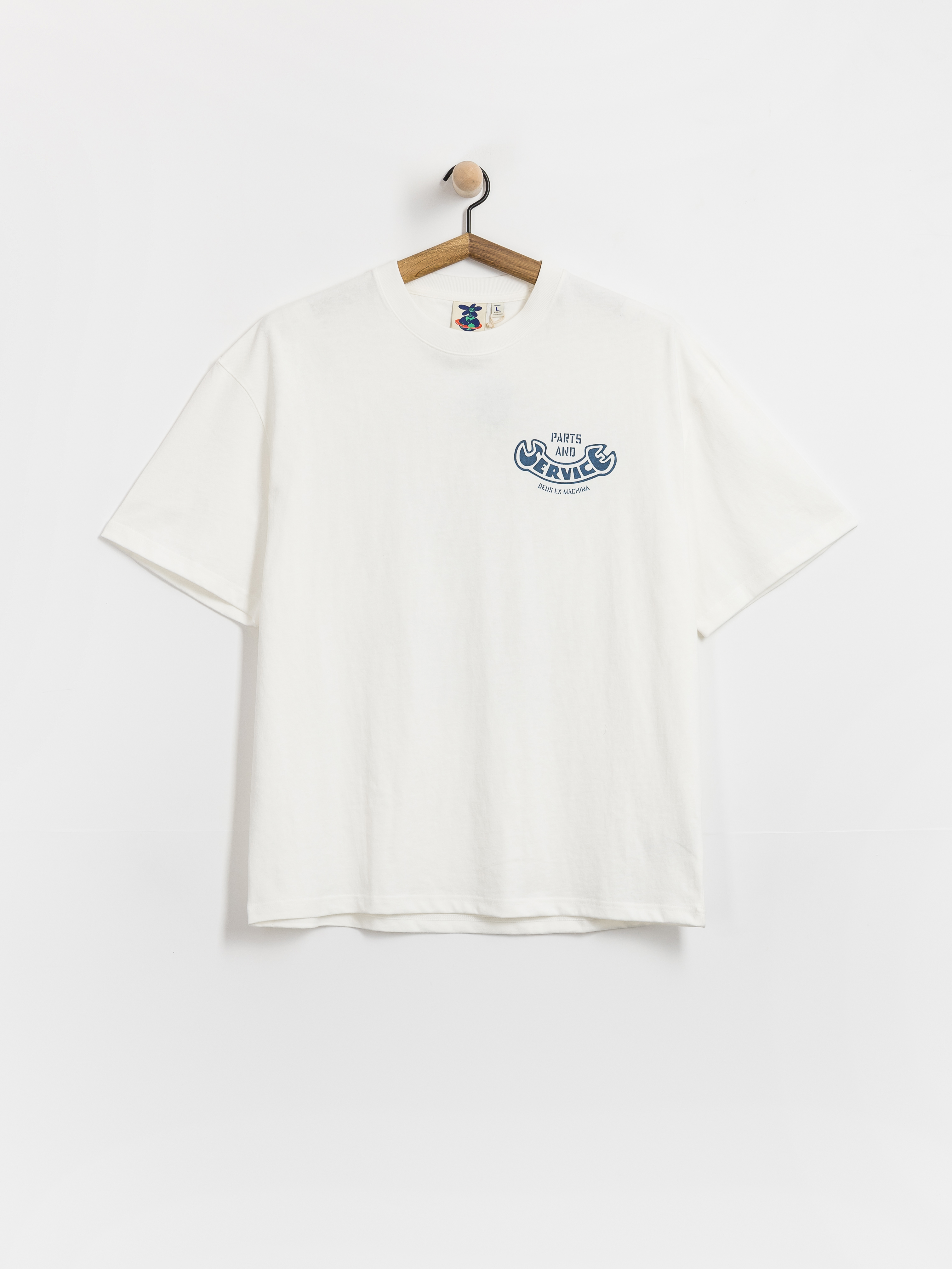 Deus Ex Machina T-Shirt Ruff And Smooth (vintage white)