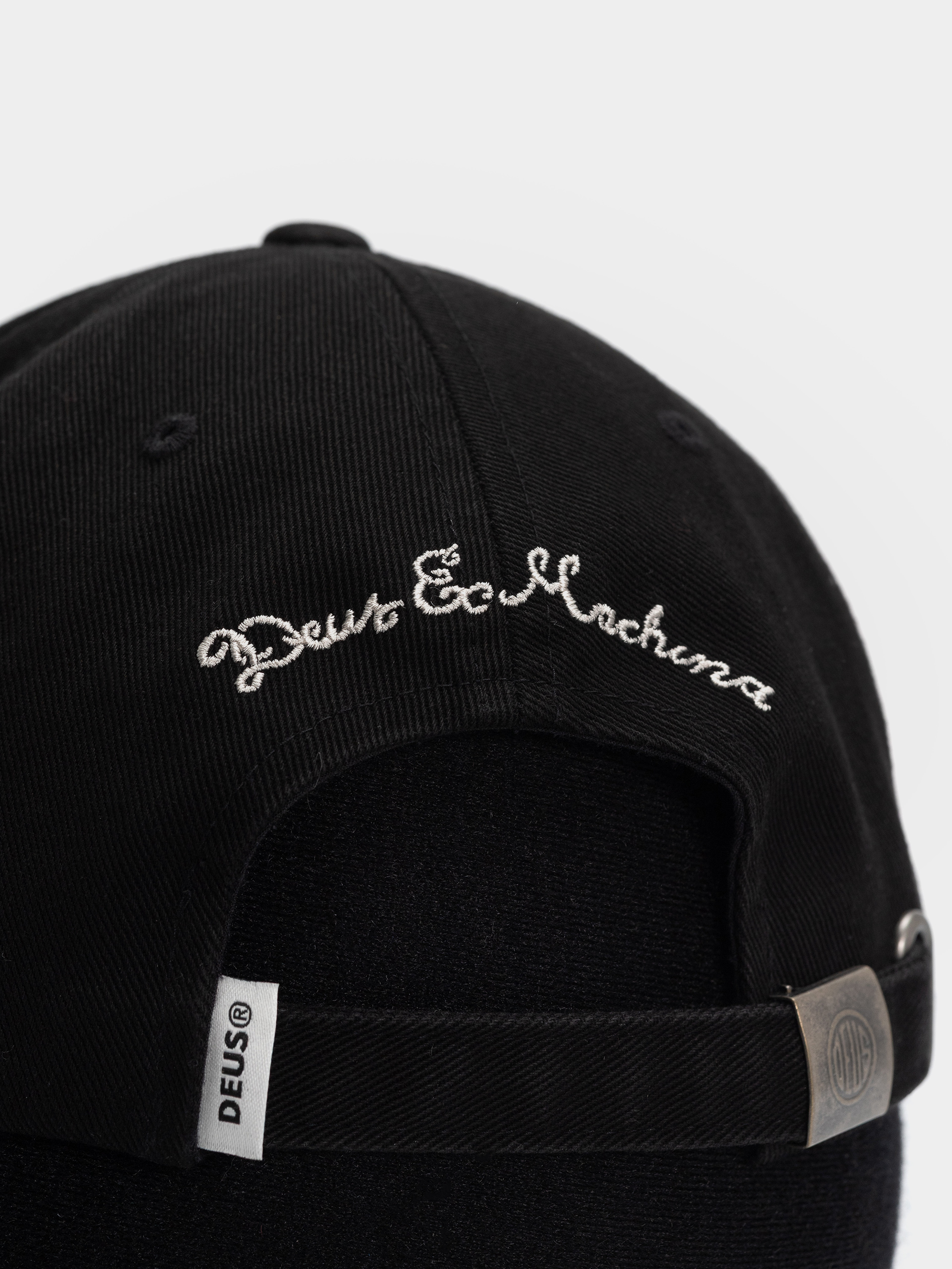 Deus Ex Machina Cap College Address (black)