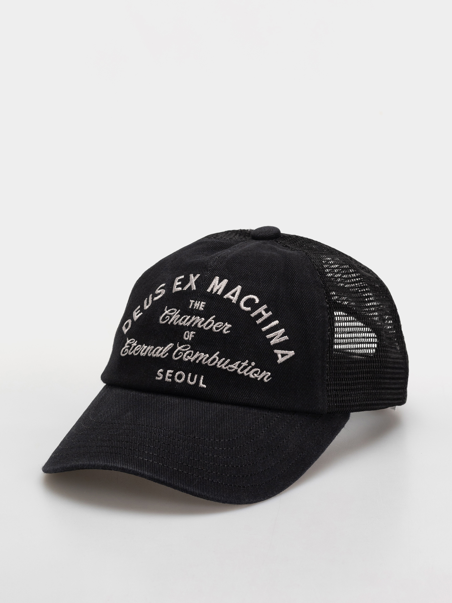 Deus Ex Machina Cap Seoul Script Address - Schwarz (black)