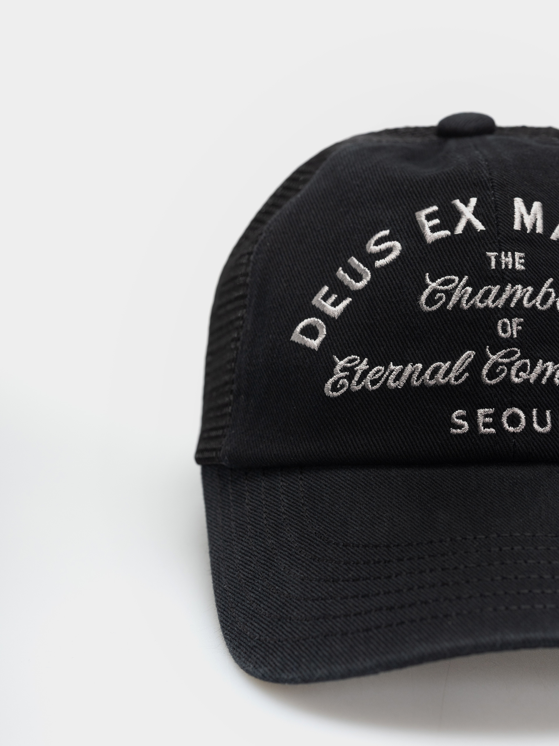 Deus Ex Machina Cap Seoul Script Address (black)