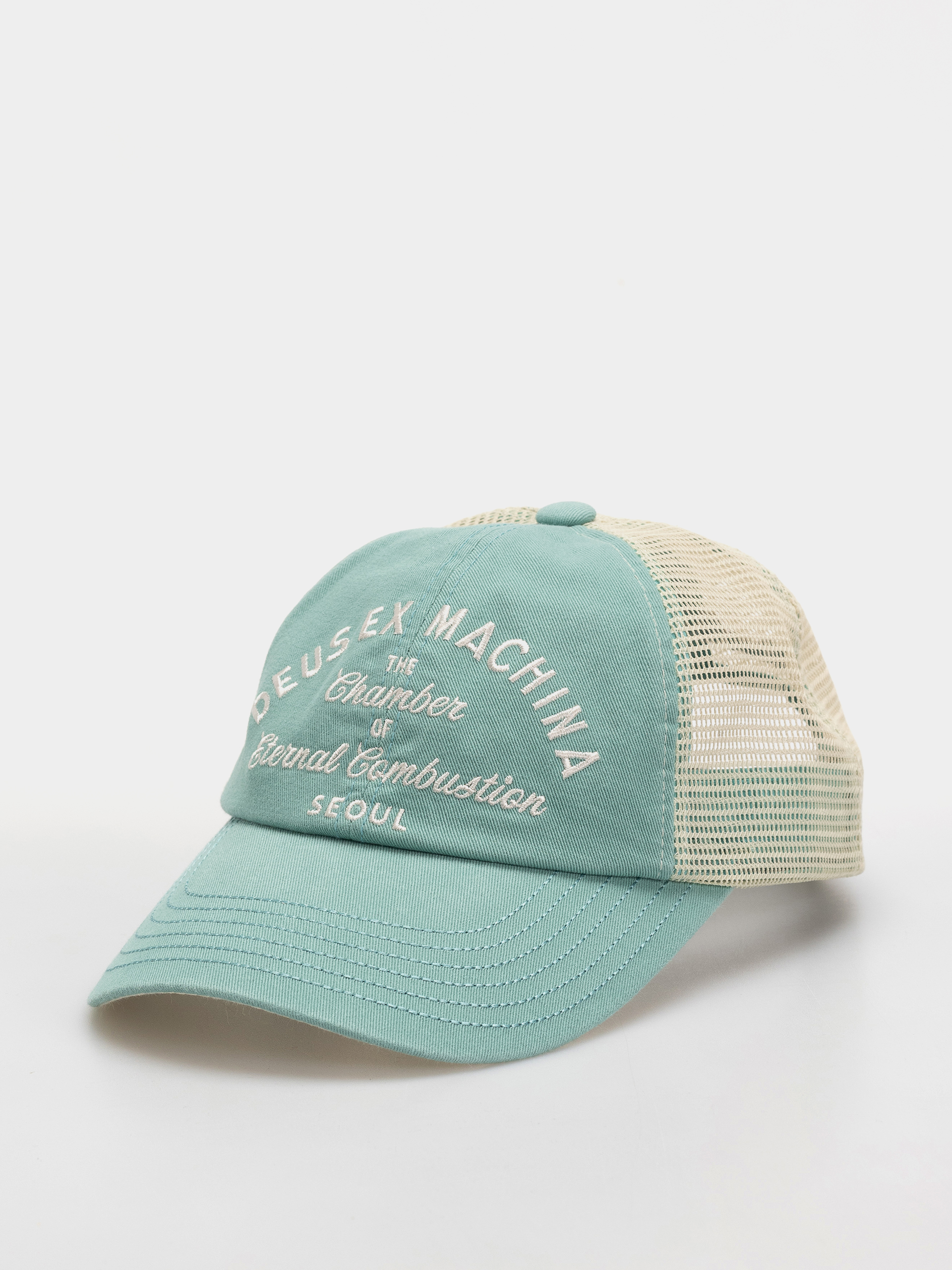 Deus Ex Machina Cap Seoul Script Address (blue)