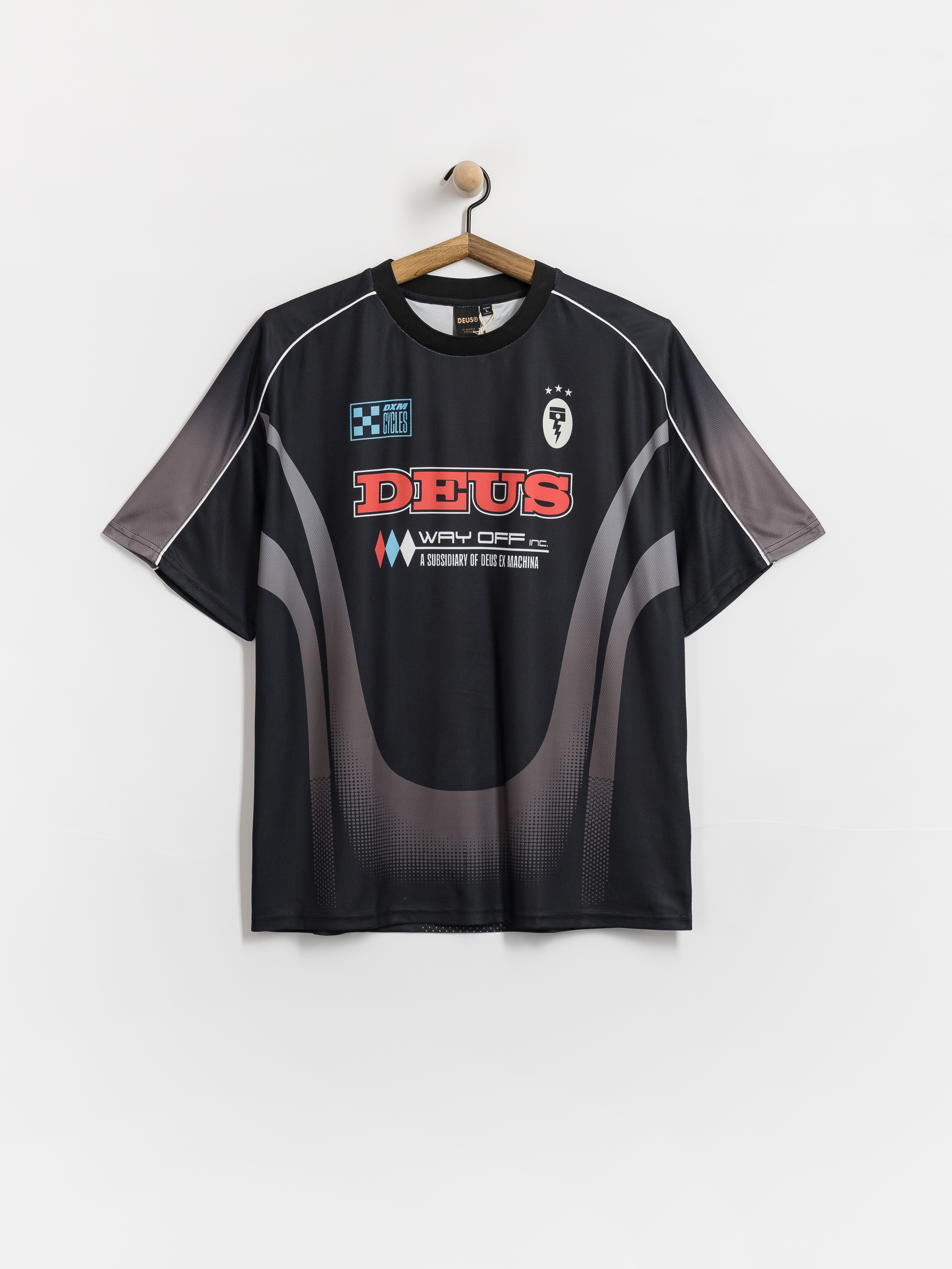 Deus Ex Machina T-Shirt Enduro Ss Moto Jersey (black)