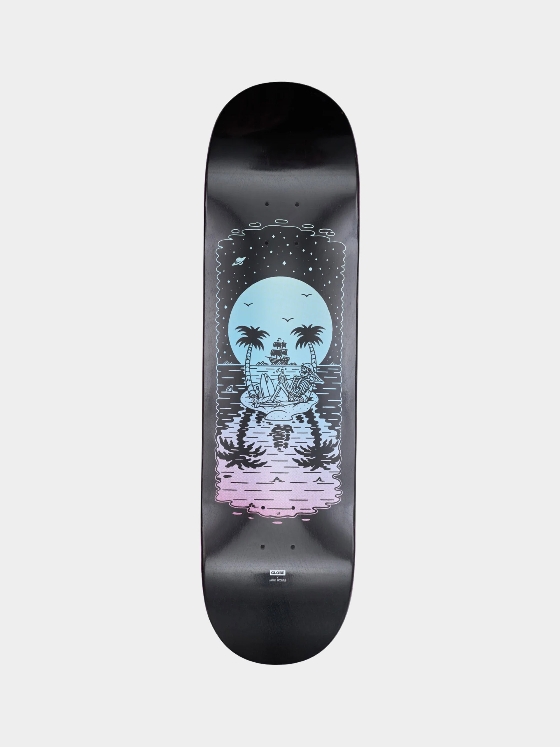 Globe Deck G2 Reflection (black/purple)