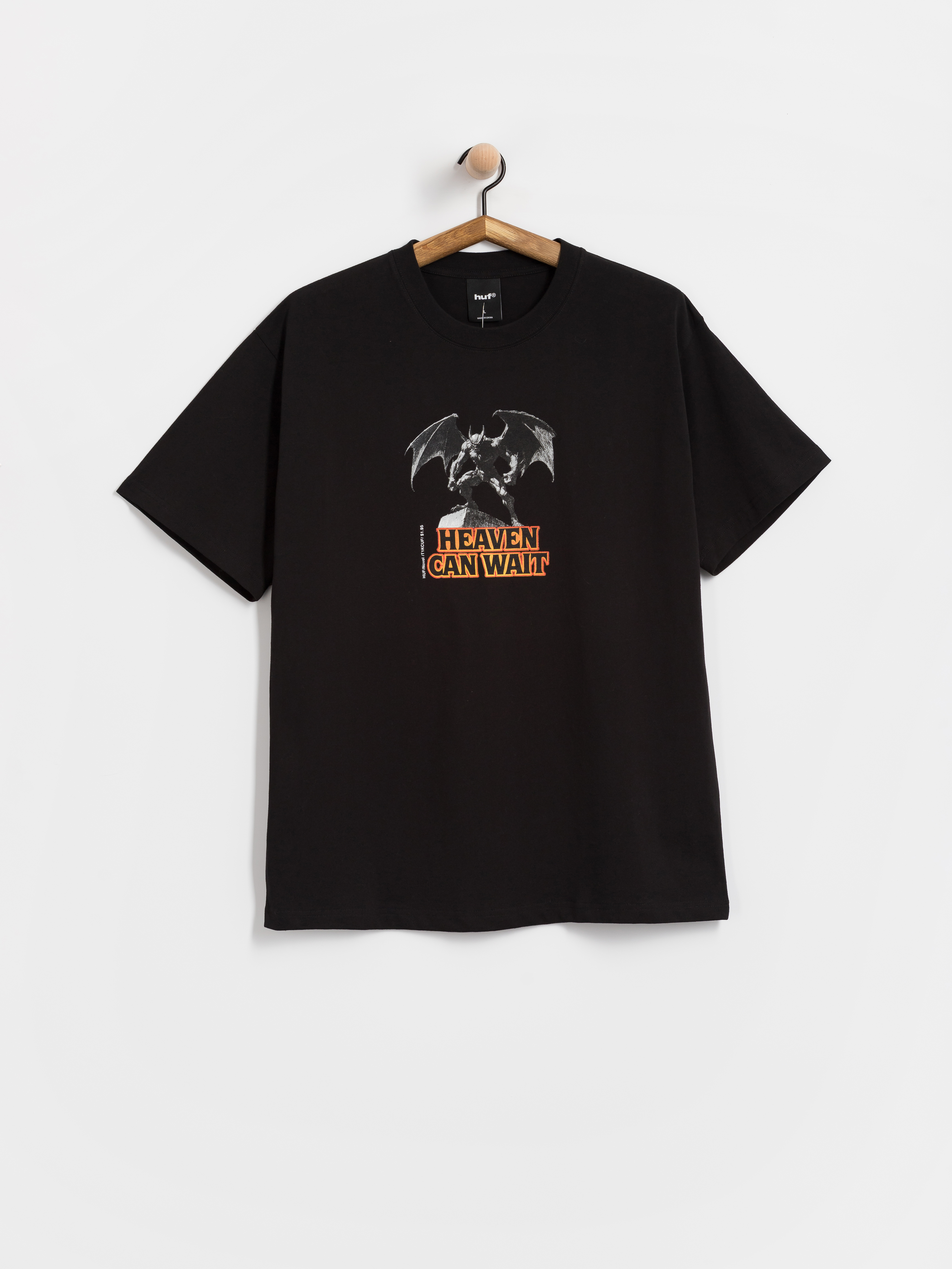 HUF T-Shirt Heaven Can Wait (black)