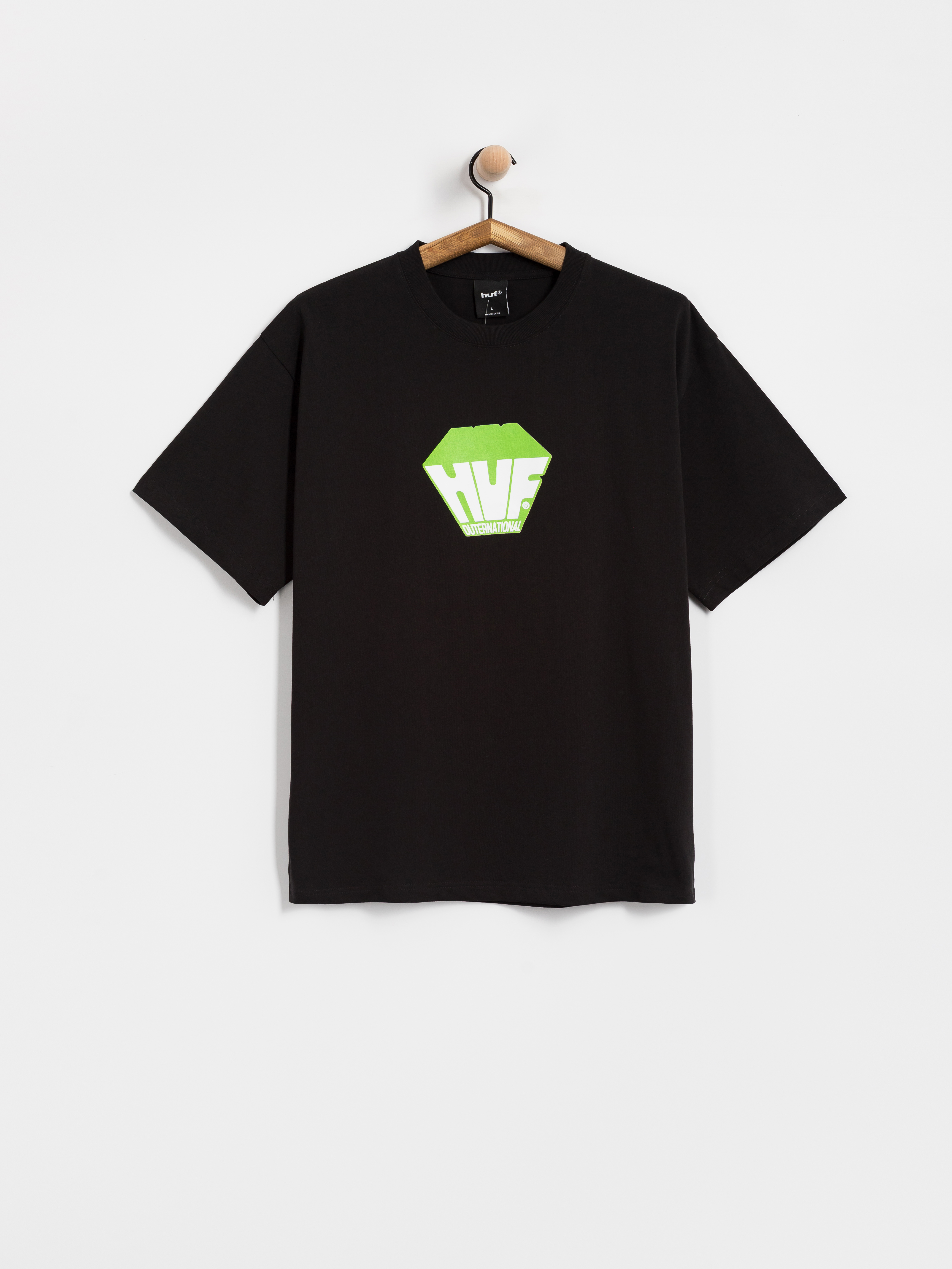 HUF T-Shirt Big Block (black)