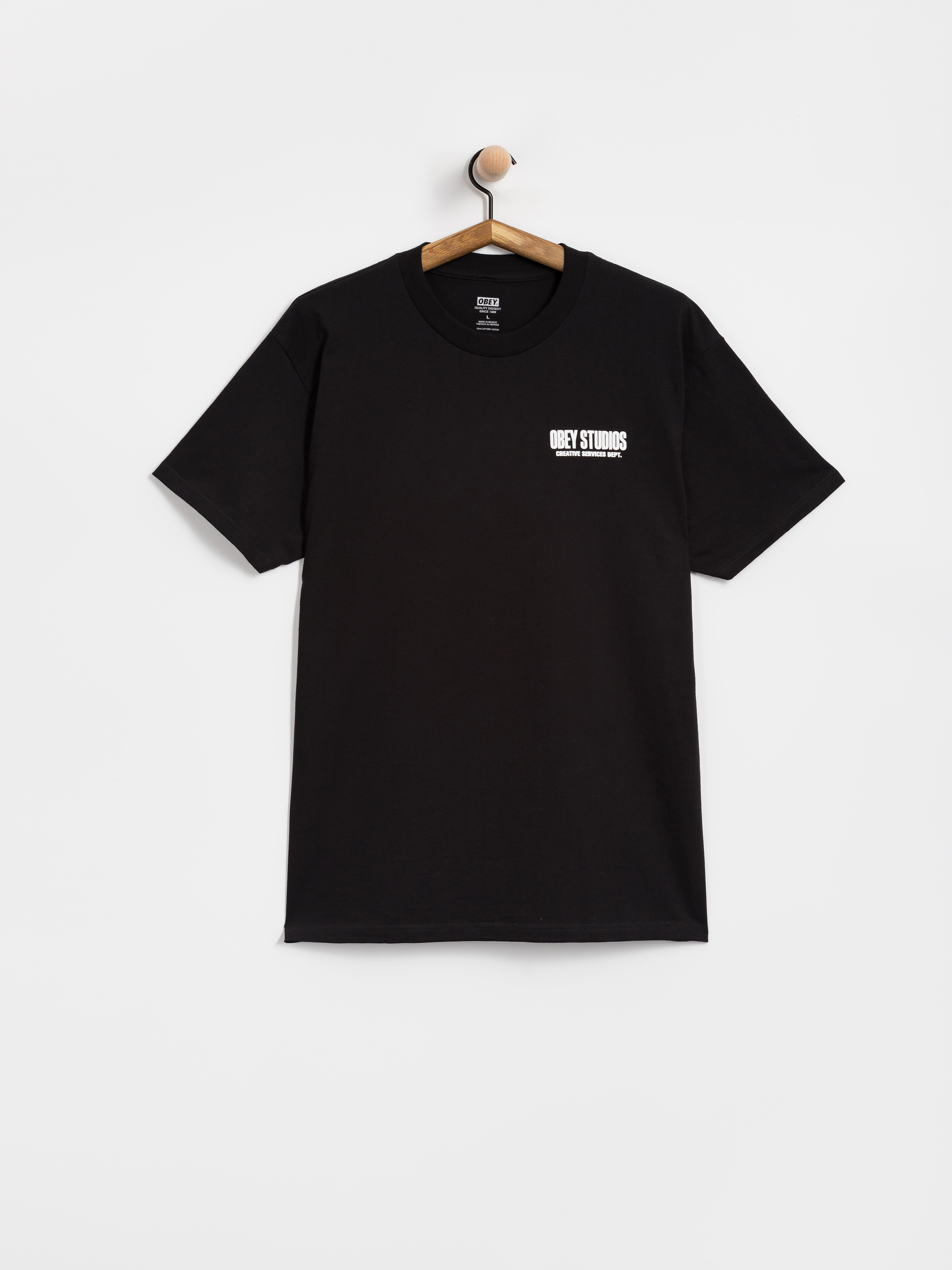 OBEY T-Shirt Creative Services Dept. (black)