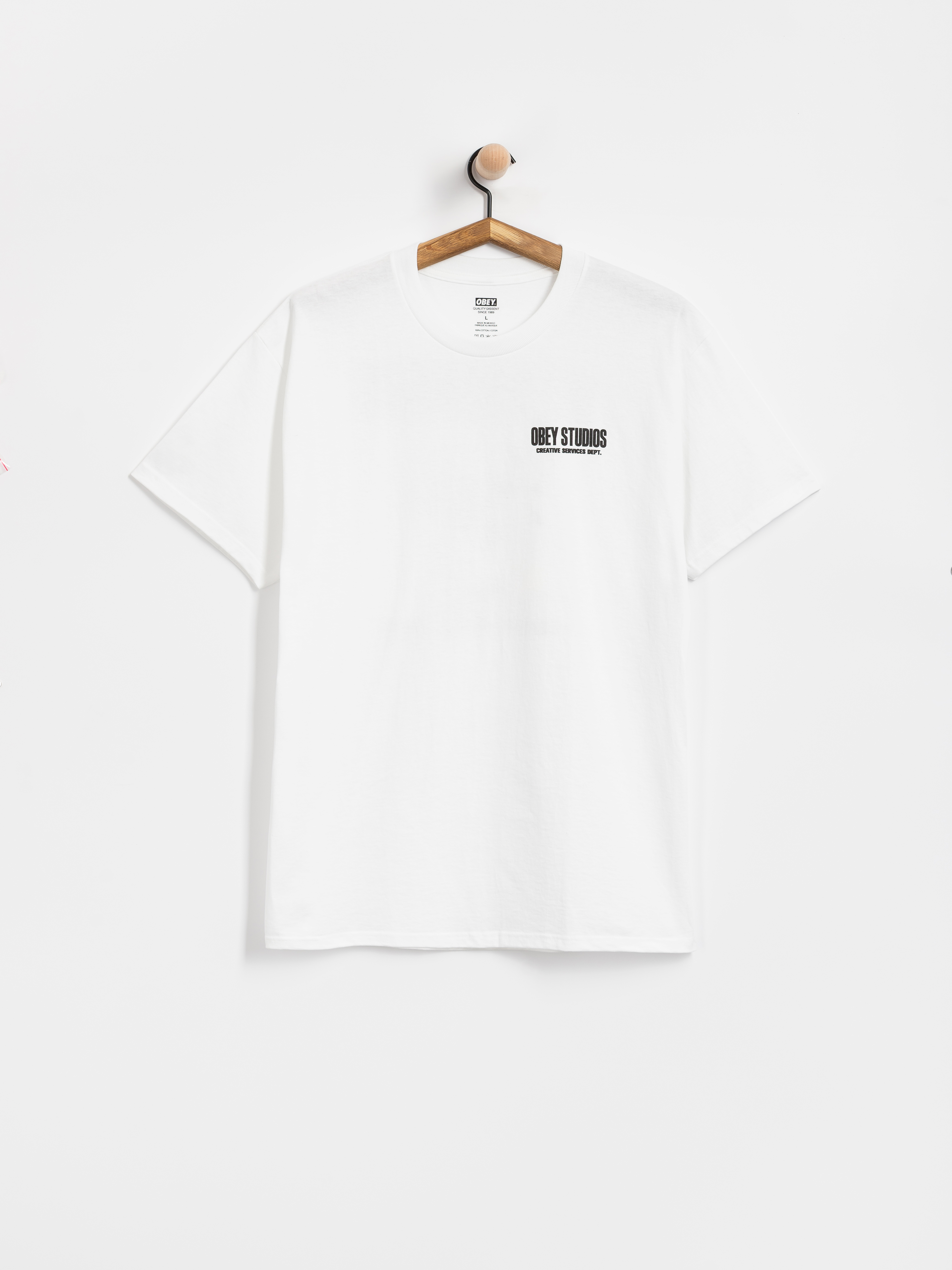 OBEY T-Shirt Creative Services Dept. (white)