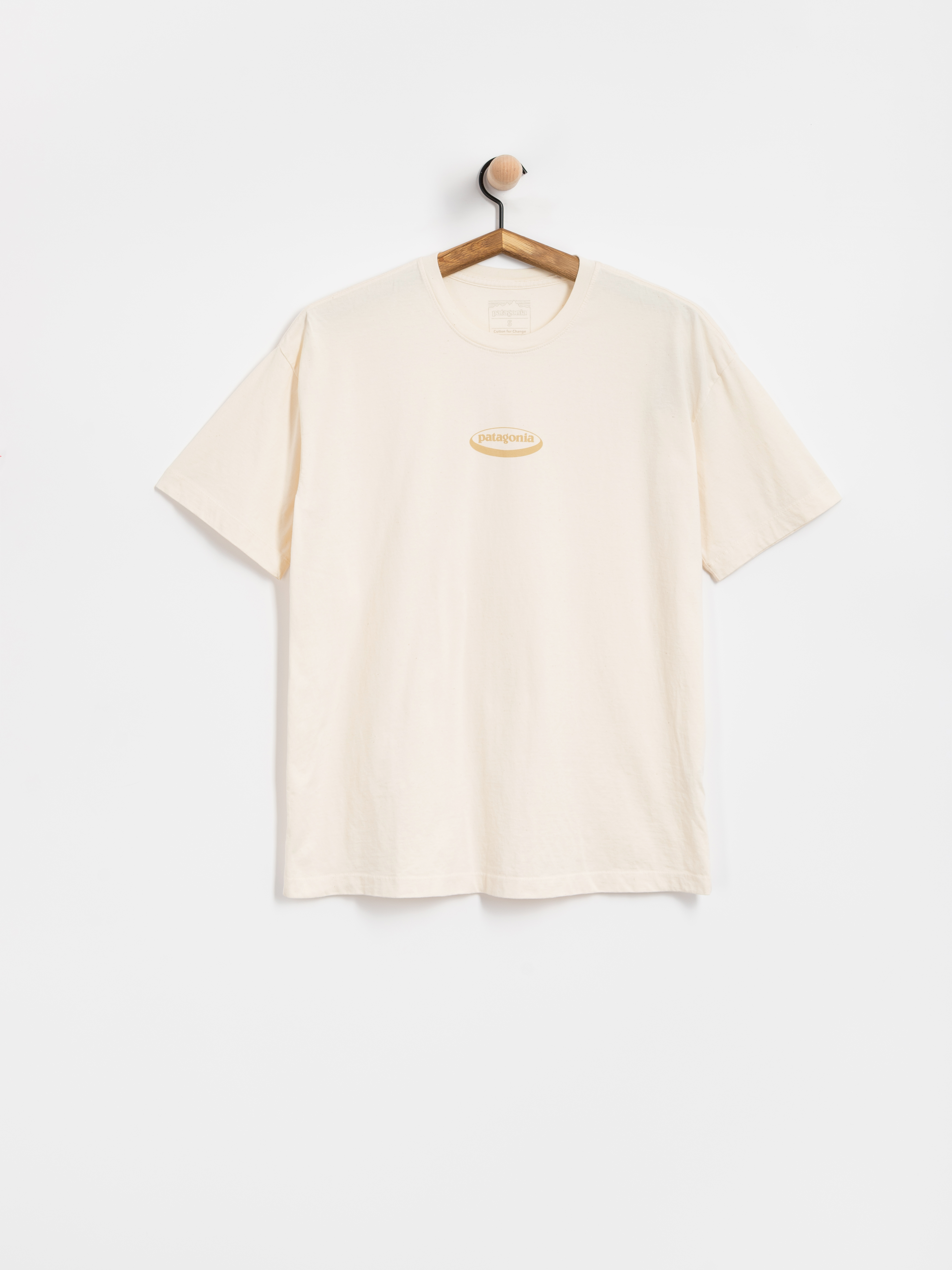 Patagonia T-Shirt 95 Oval Logo Oversized Wmn - beige (undyed natural)