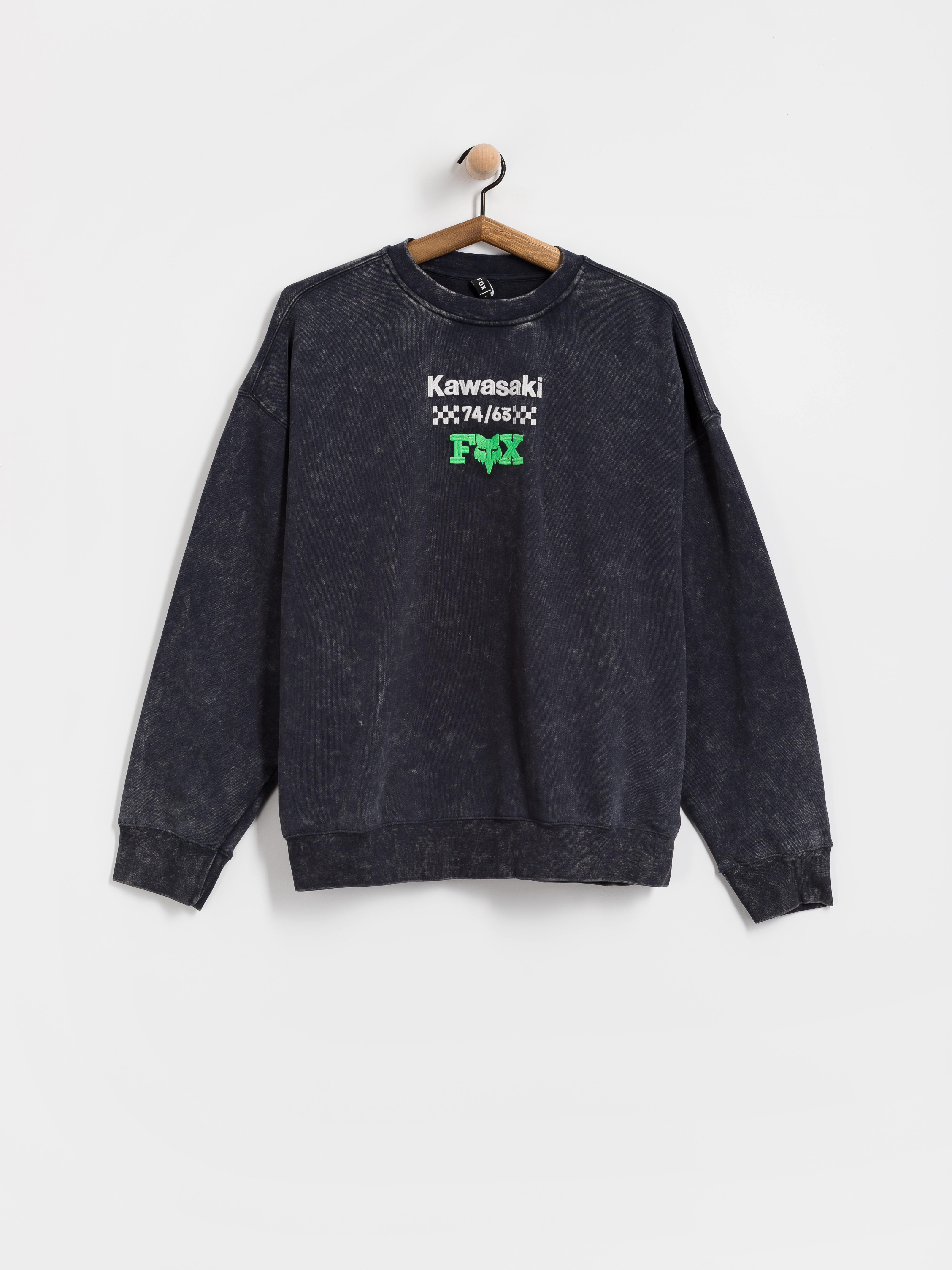 Fox Sweatshirt Kawi Heavyweight - navy blue (midnight)