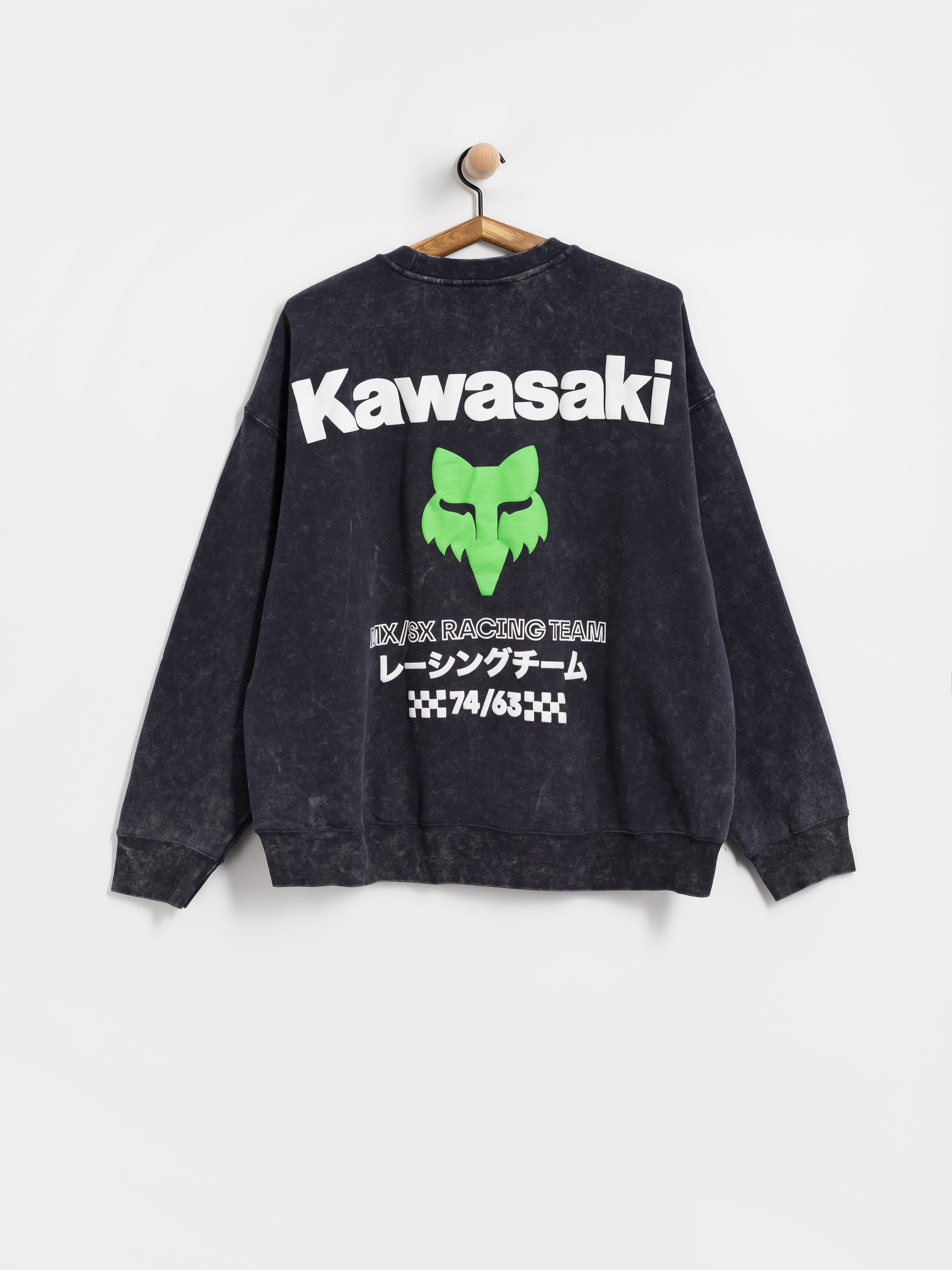 Fox Sweatshirt Kawi Heavyweight - navy blue (midnight)