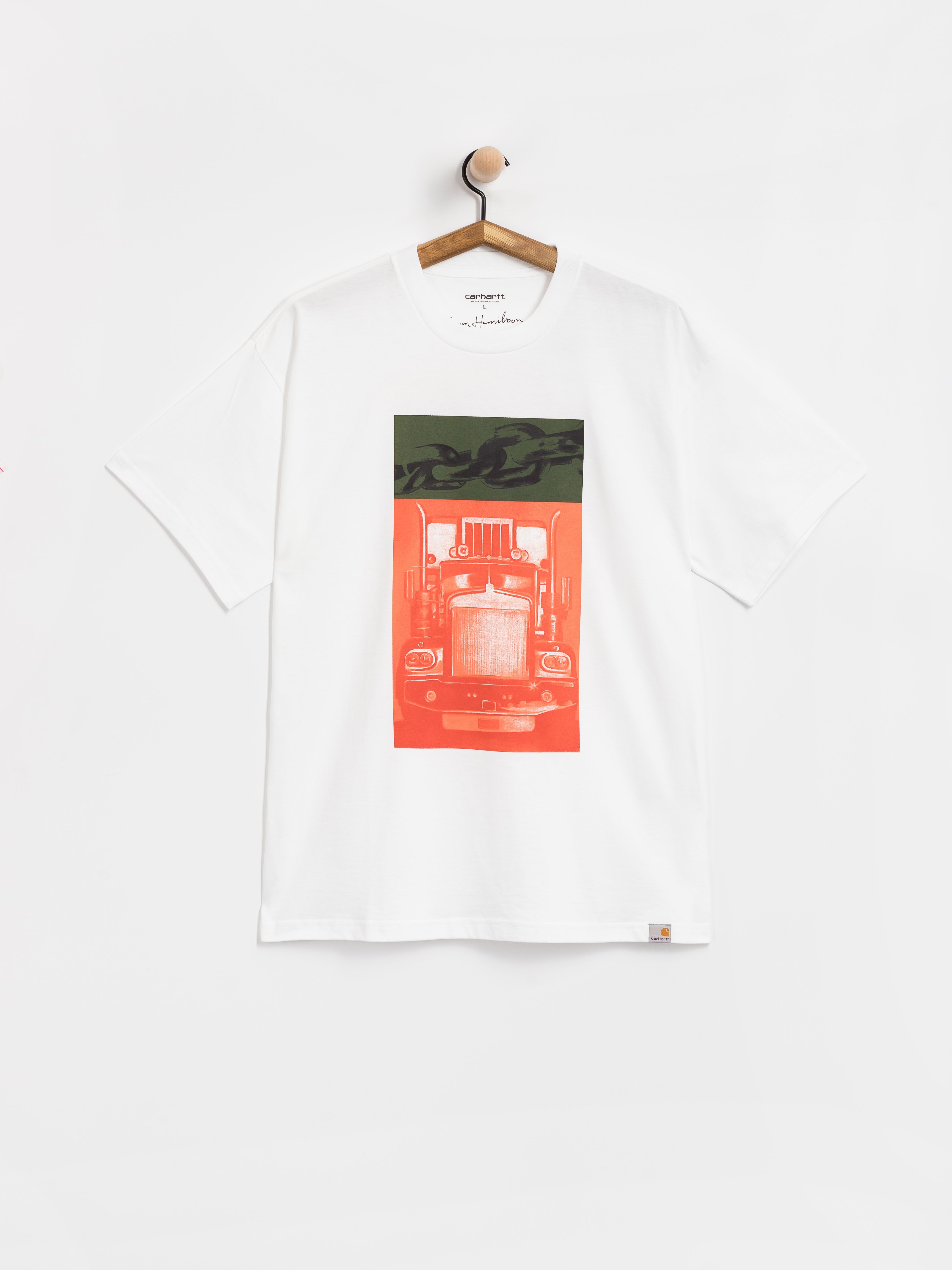 Carhartt WIP T-Shirt Sean Hamilton 01 (white)