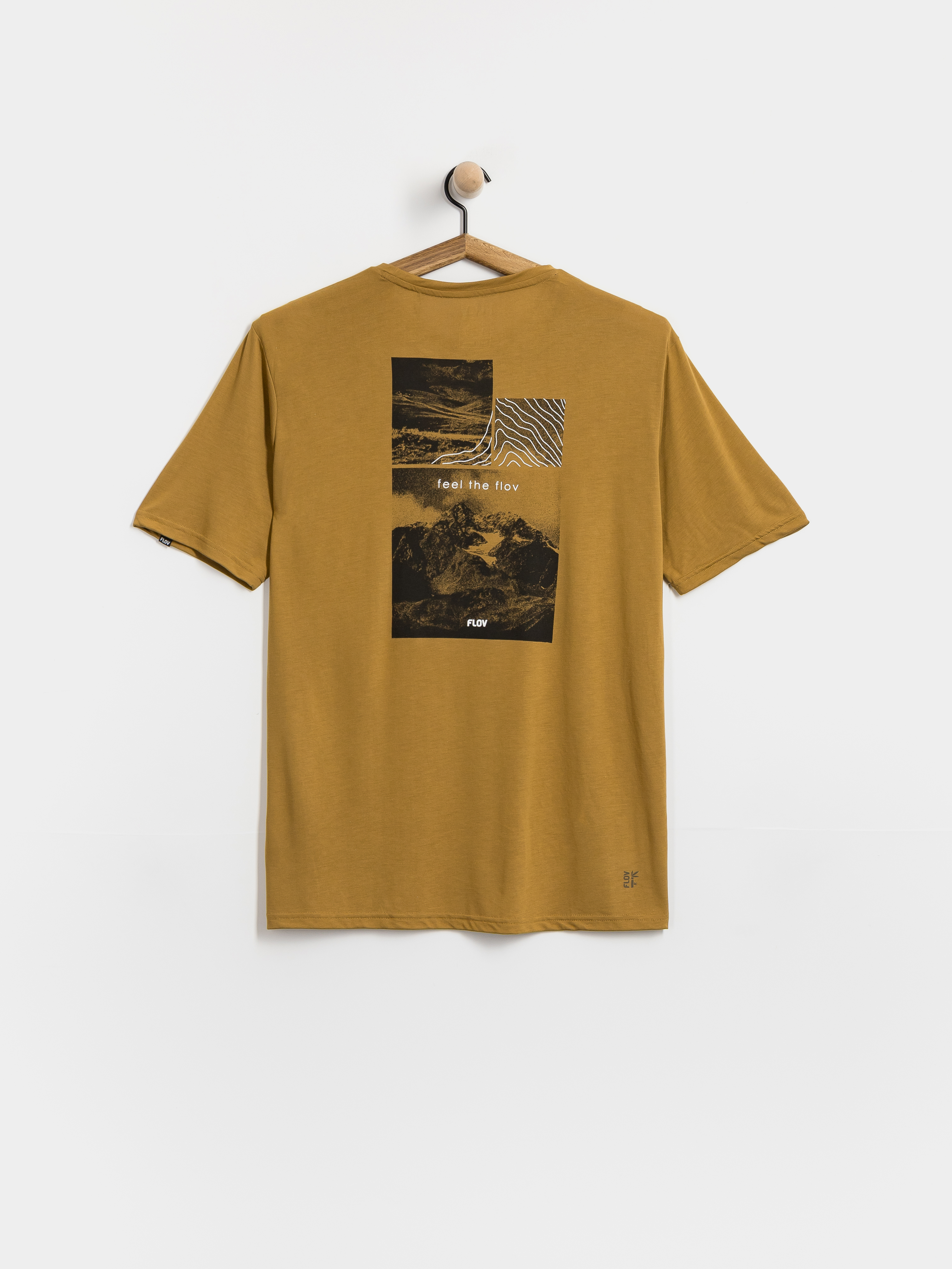 FLOV T-Shirt Morro (light brown/dark grey)