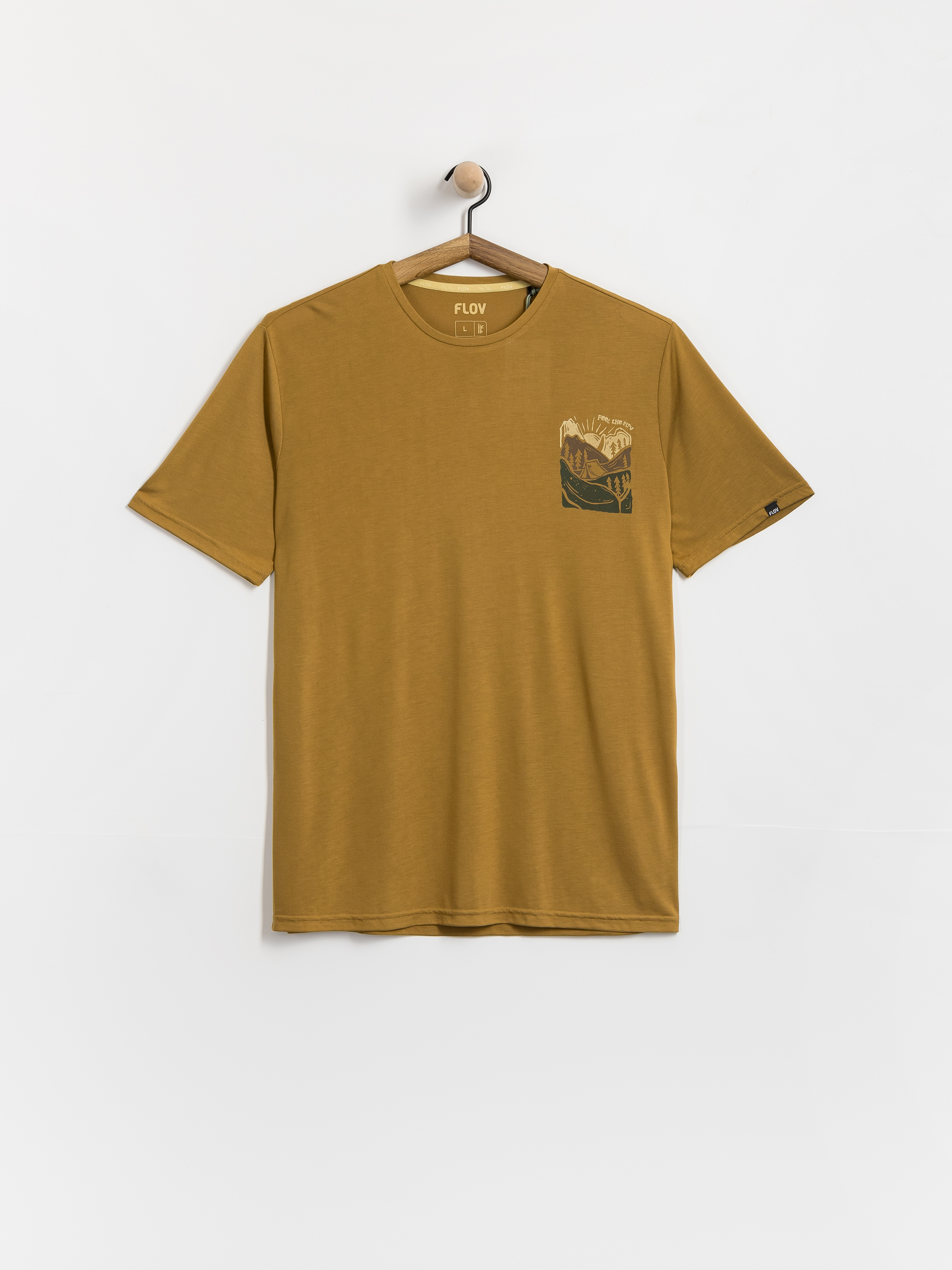 FLOV T-Shirt Timberon (light brown/olive)