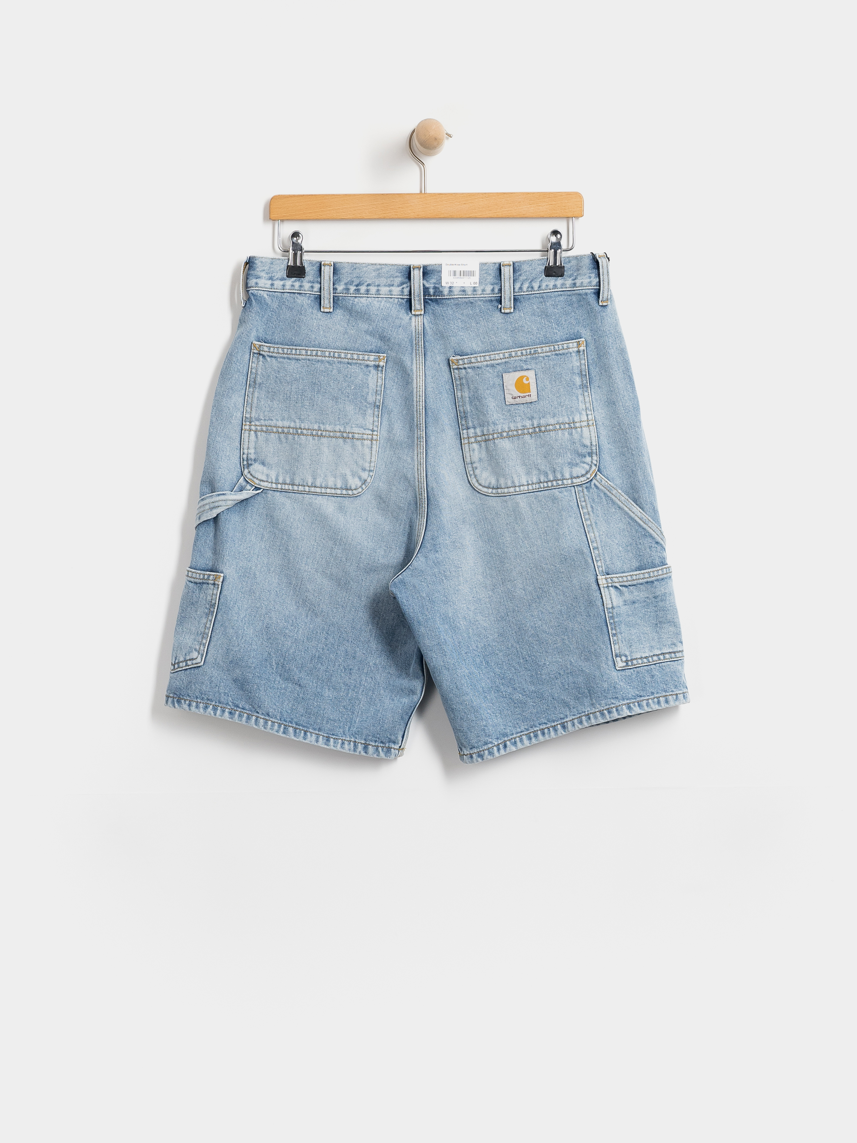 Carhartt WIP Shorts Double Knee (blue heavy worn bleached)