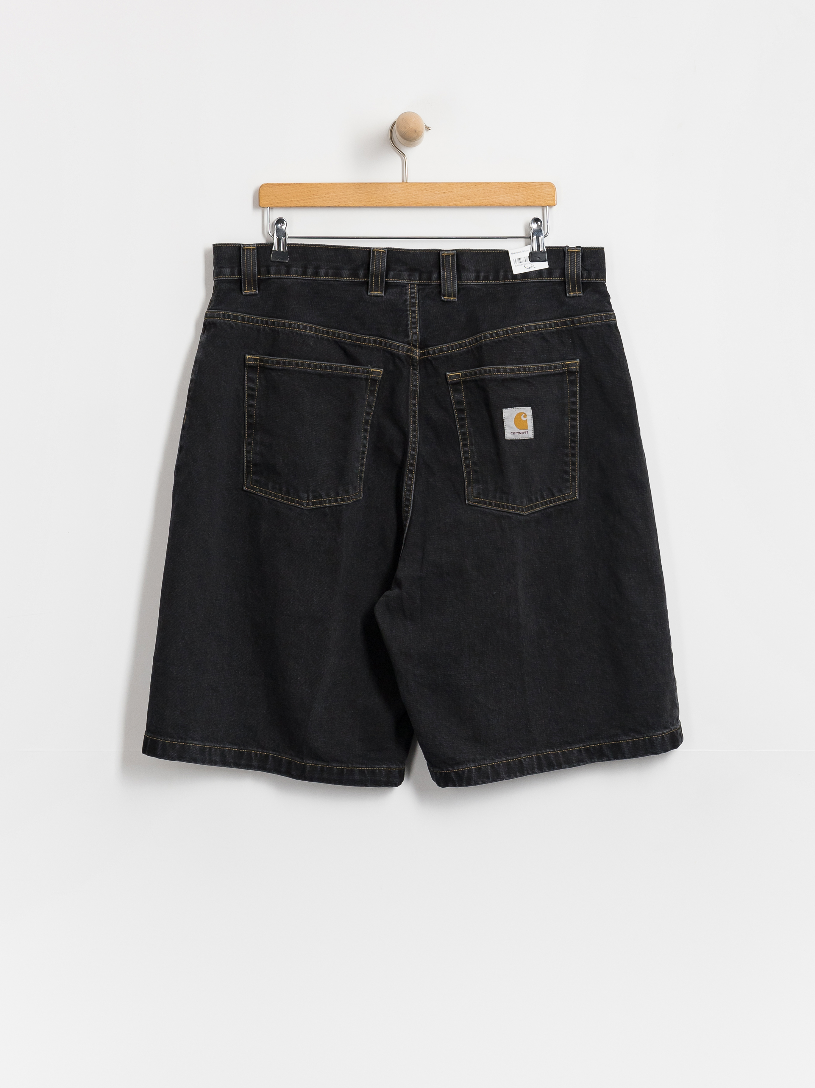 Carhartt WIP Shorts Brandon (black stone washed)
