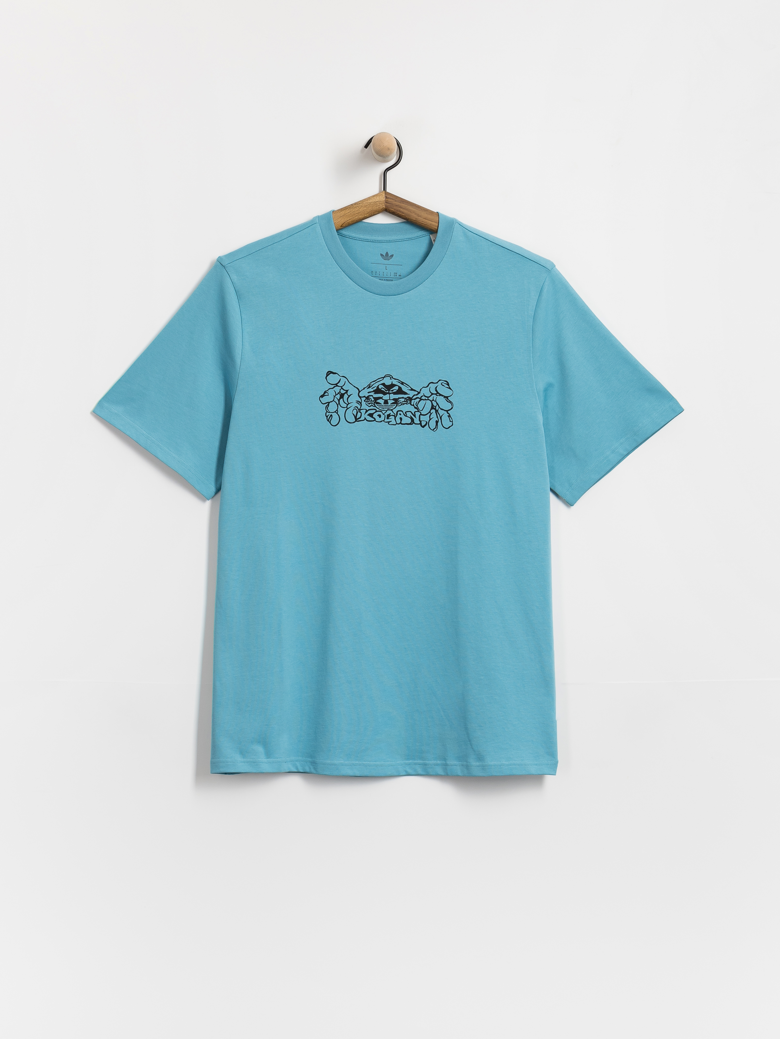 adidas T-Shirt Kogan Logo (preblu/black)