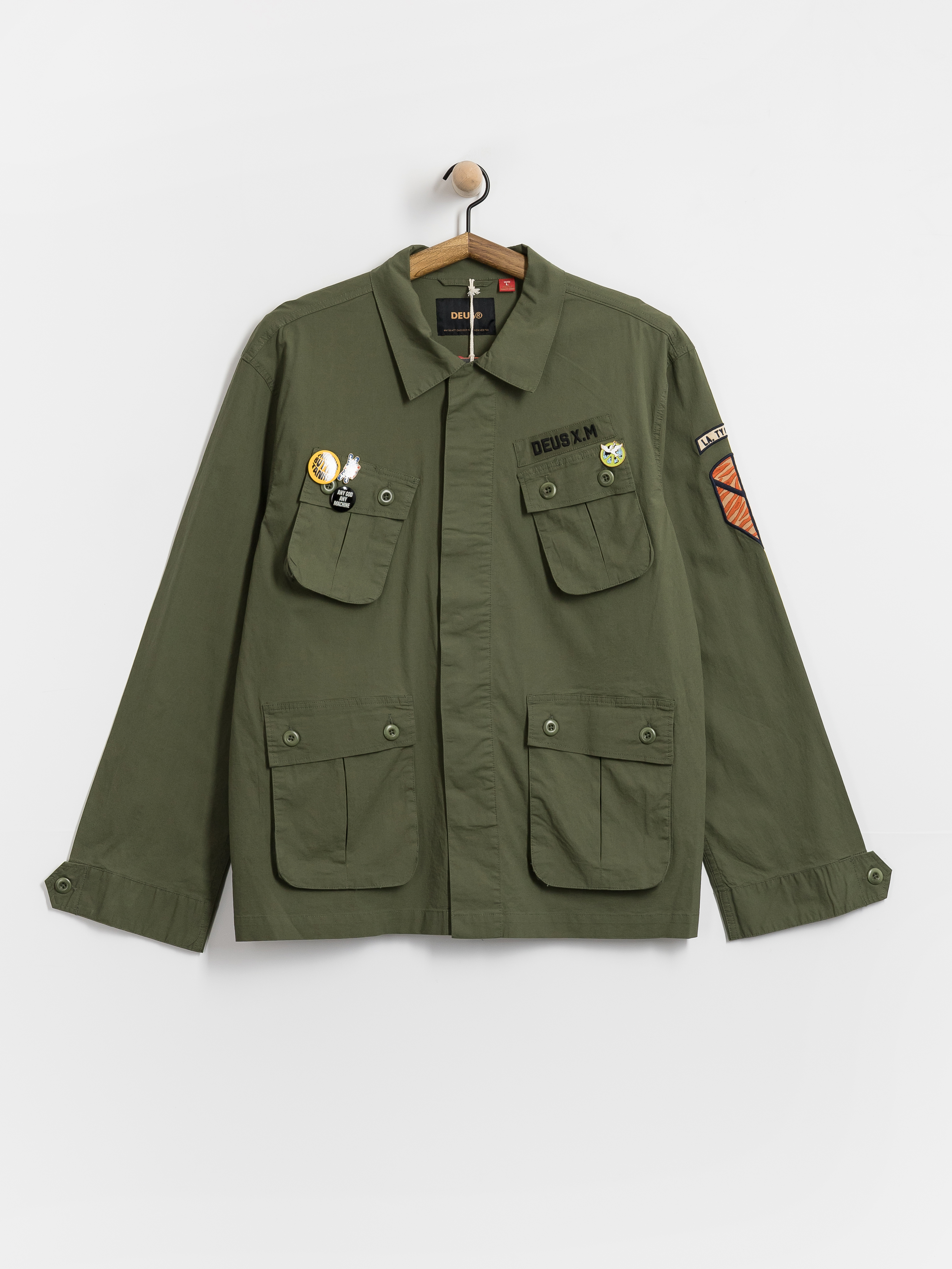 Deus Ex Machina Shirt Power Overshirt (pine green)