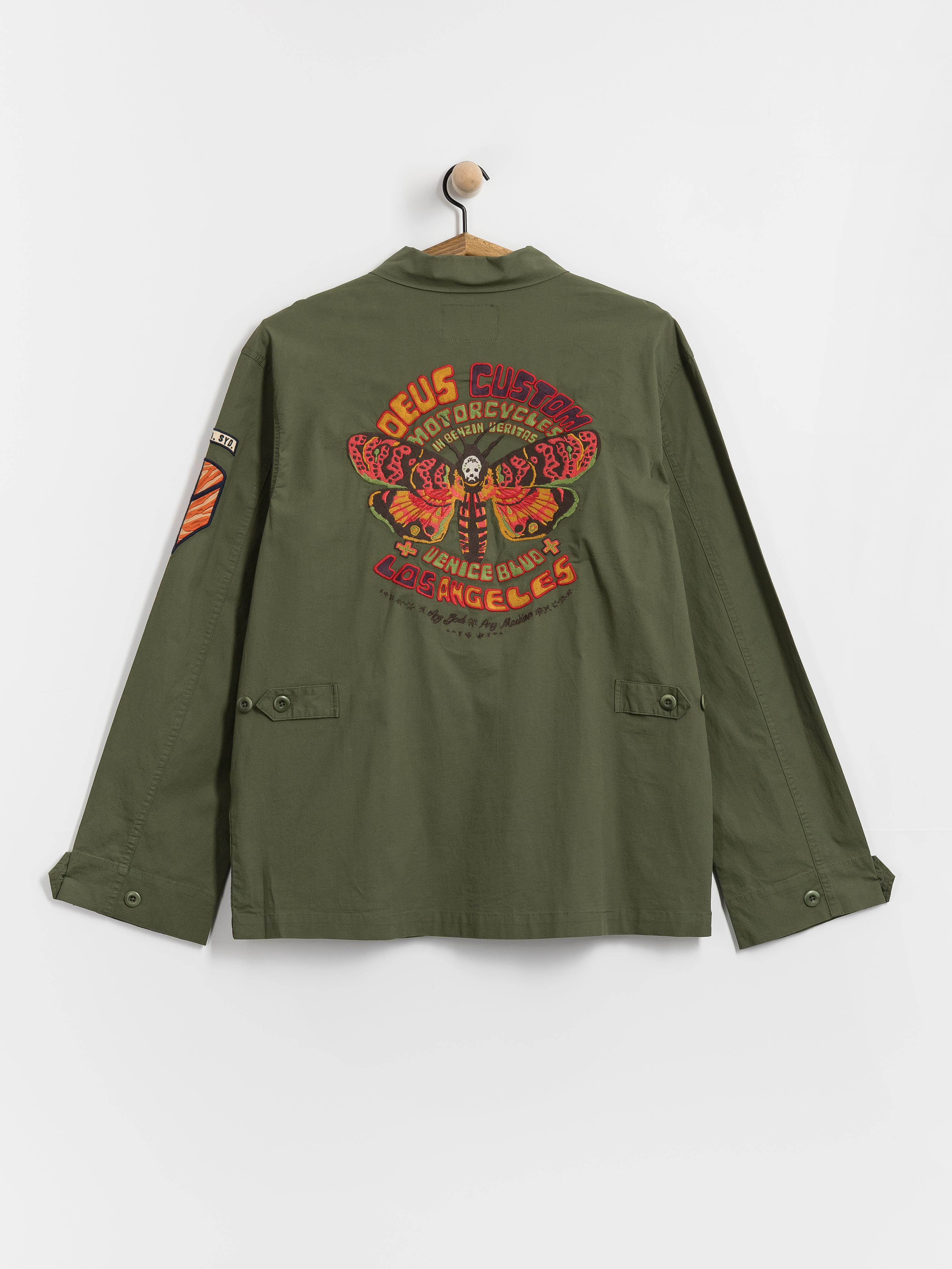 Deus Ex Machina Hemd Power Overshirt (pine green)