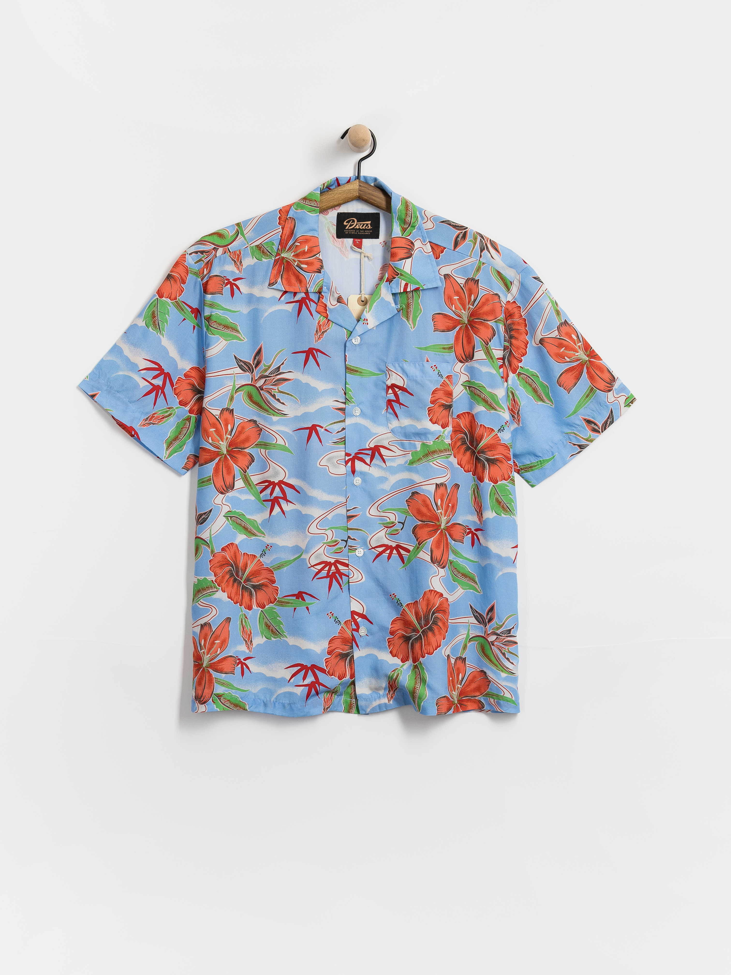 Deus Ex Machina Hemd Broadus (blue)