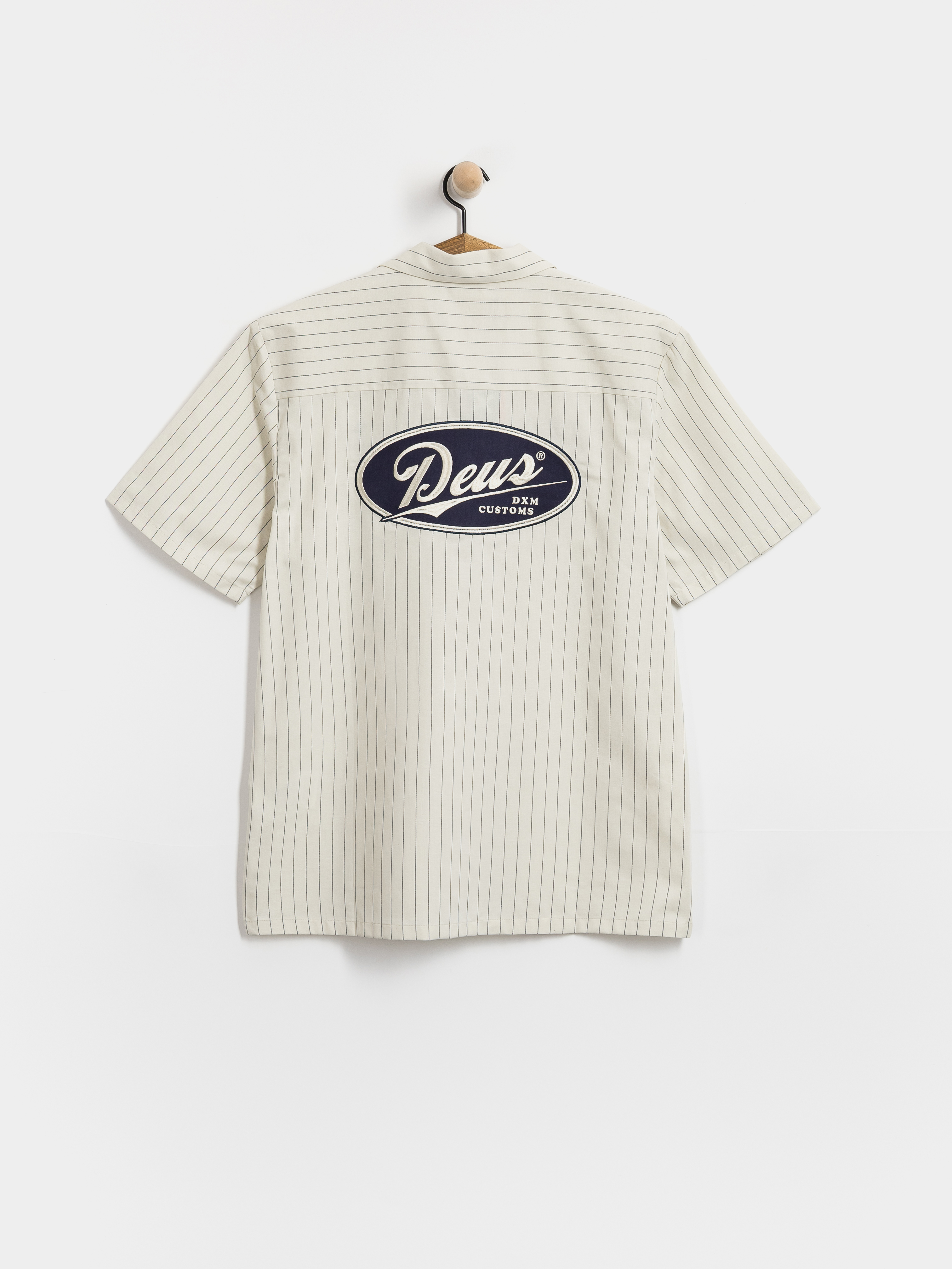 Deus Ex Machina Forecourt Stripe Shirt (dirty white)