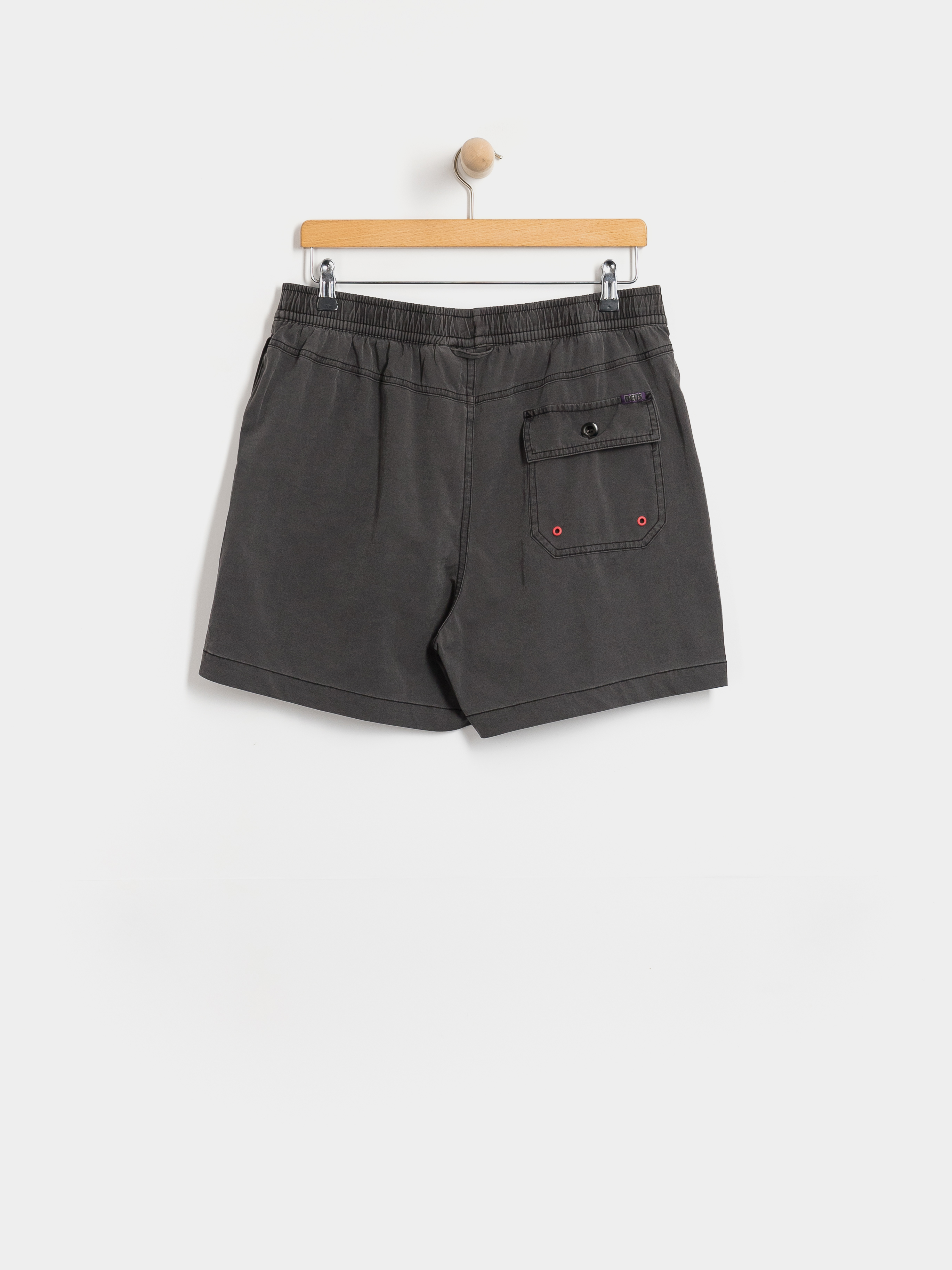Deus Ex Machina Sandbar Garment Dyed Mesh Shorts (anthracite)
