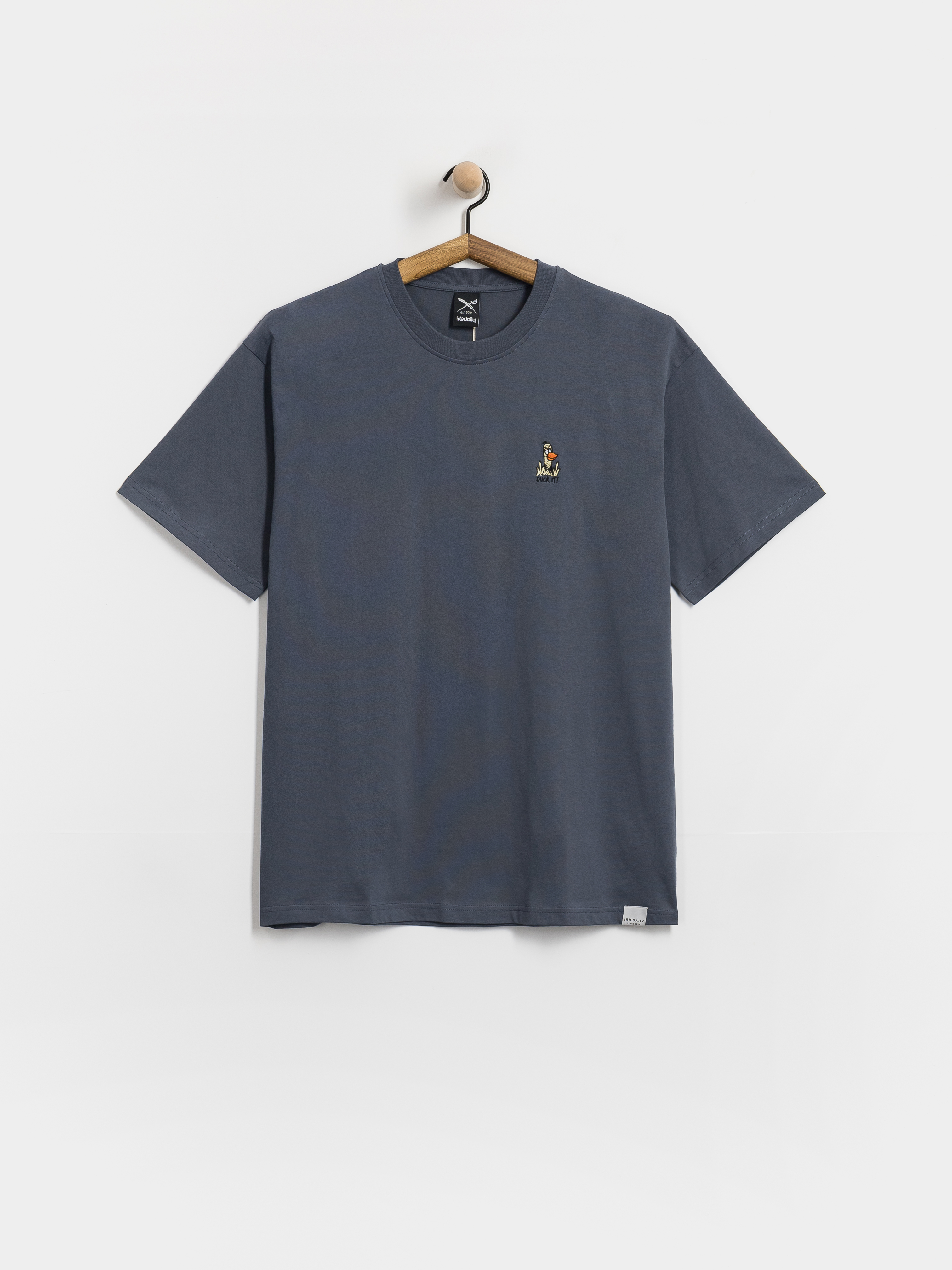 Iriedaily What The Duck T-Shirt (dark steel)
