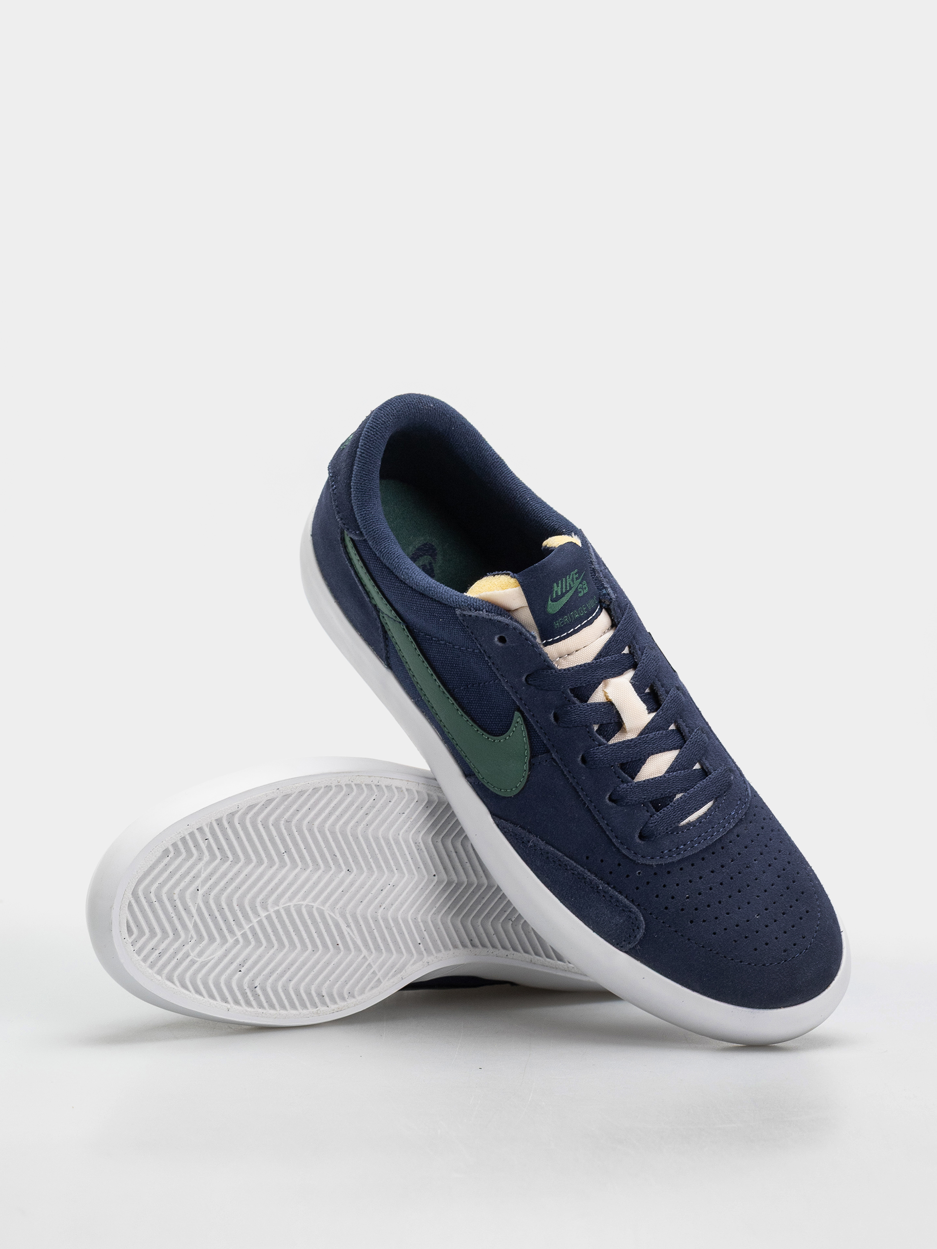 Nike SB Heritage Vulc Schuhe (midnight navy/noble green midnight navy)