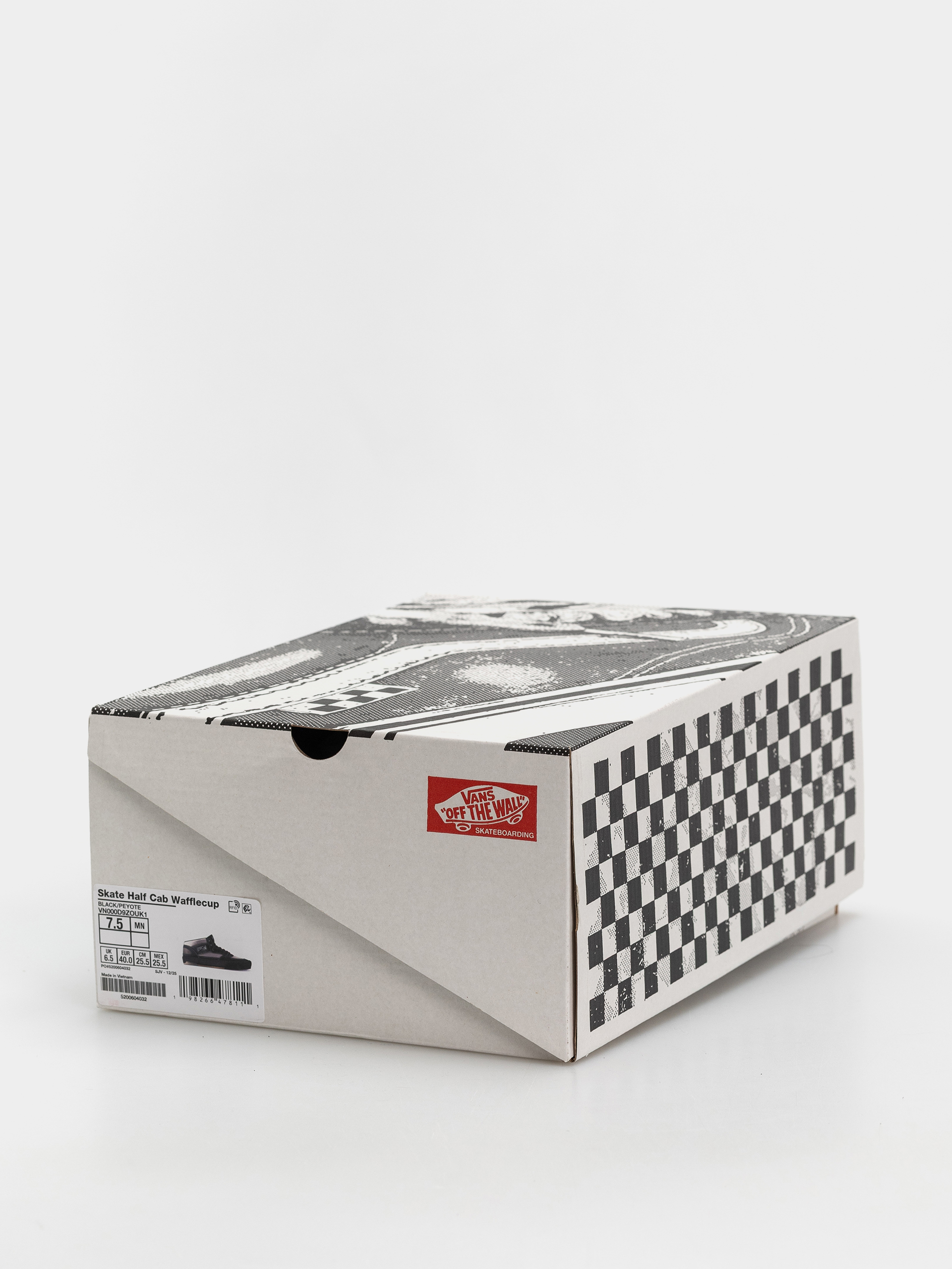 Vans Skate Half Cab Wafflecup Shoes (black/peyote)