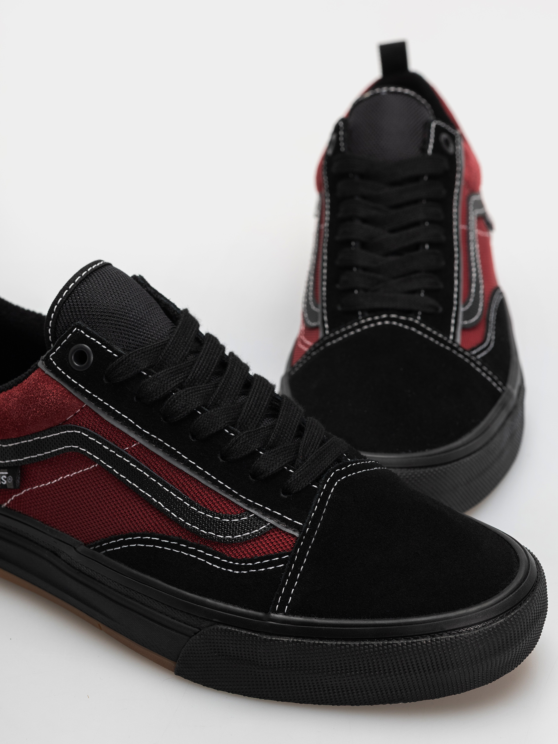 Vans Skate Old Skool Wafflecup Shoes (black/red)