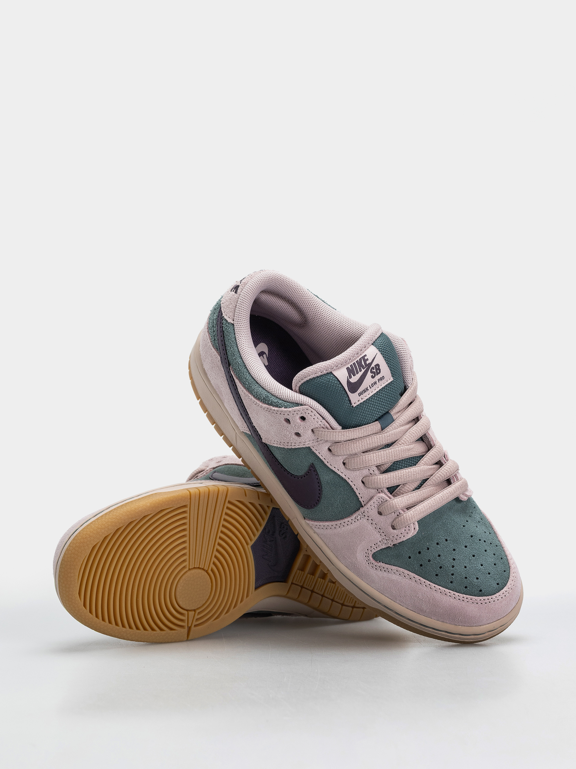Nike SB Dunk Low Pro Schuhe (mineral slate/dark raisin/particle rose)