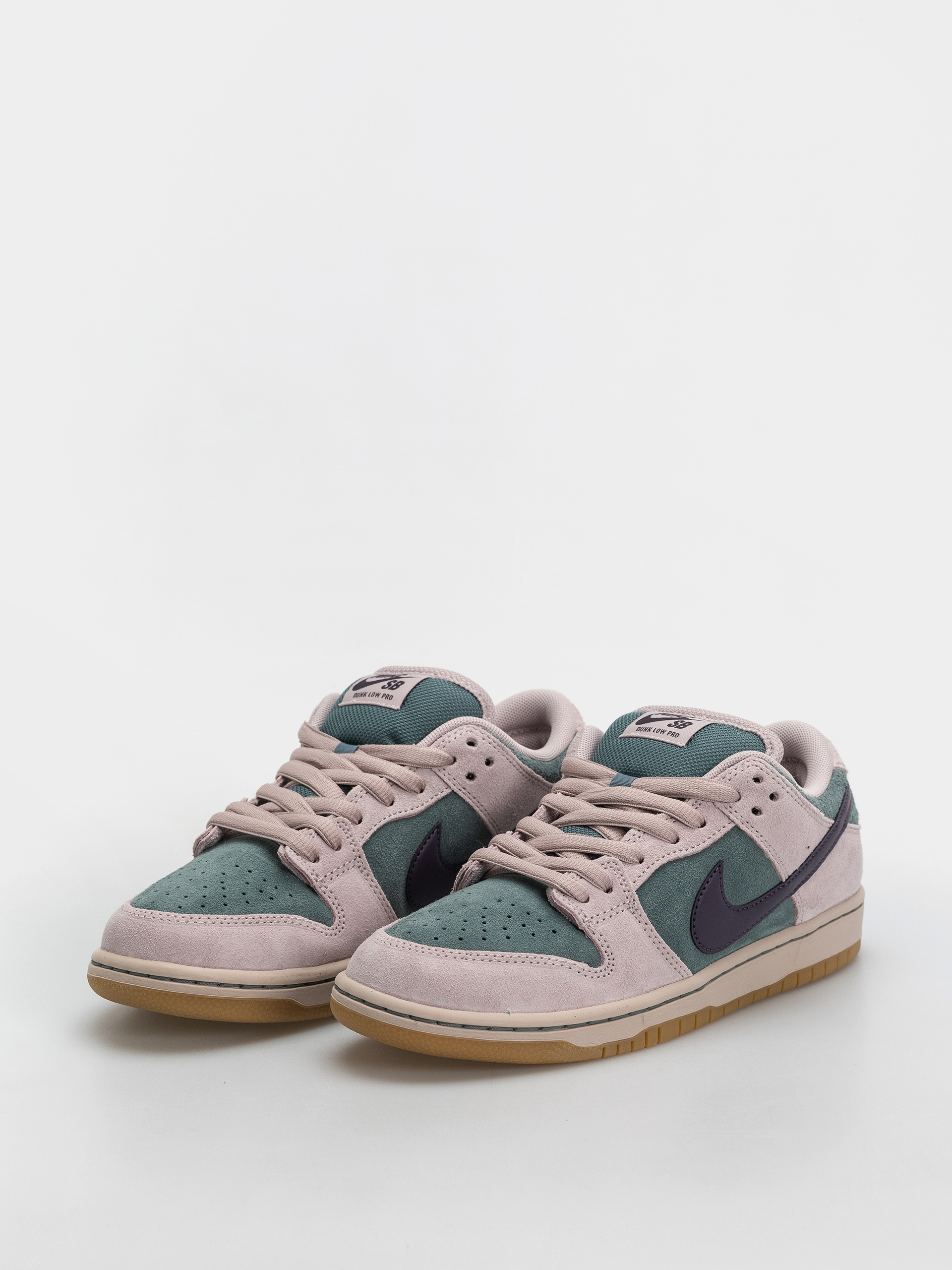 Nike SB Dunk Low Pro Shoes (mineral slate/dark raisin/particle rose)