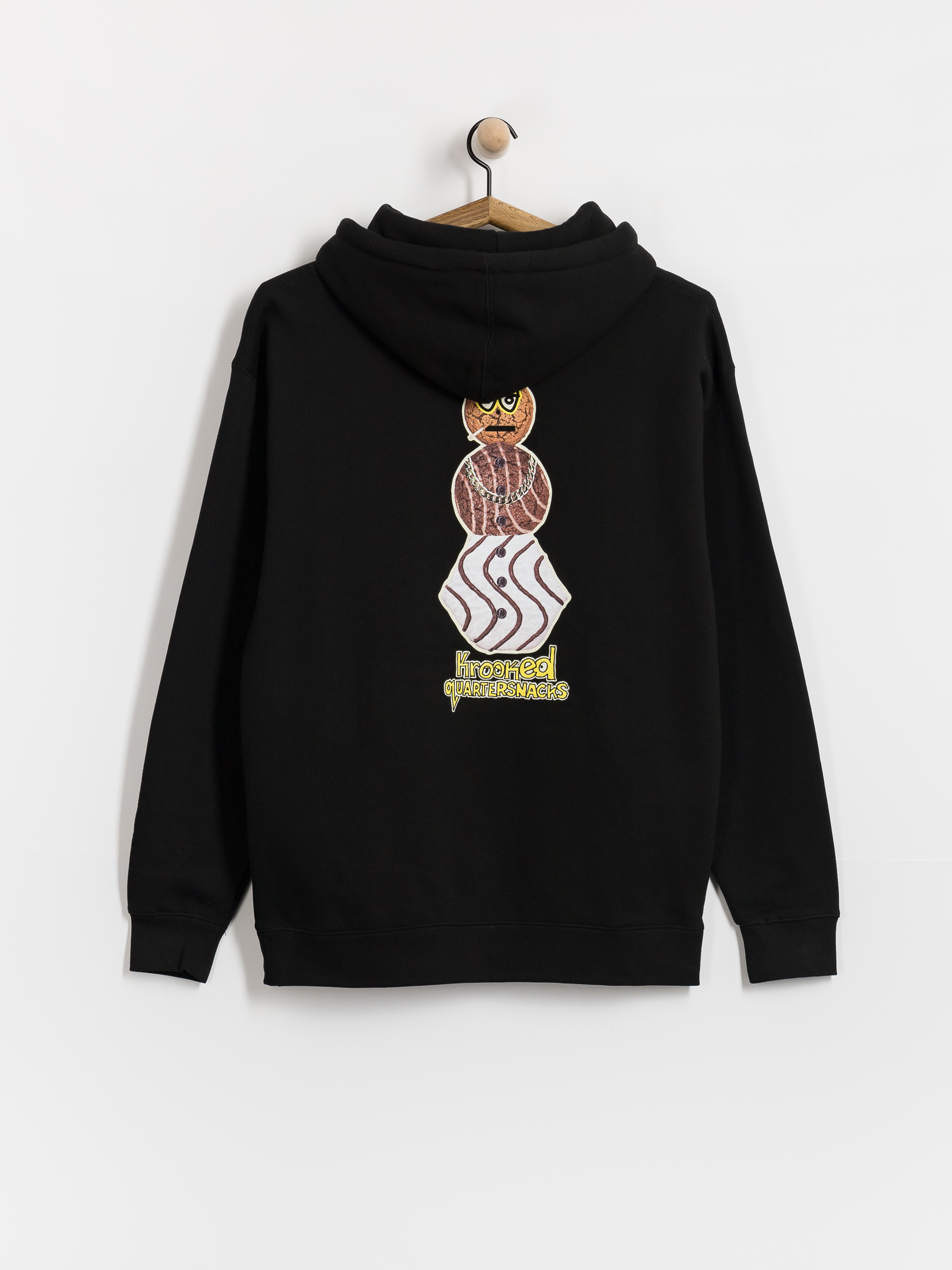 Krooked X Quarter Snacks Snackman Sweatshirt (black)