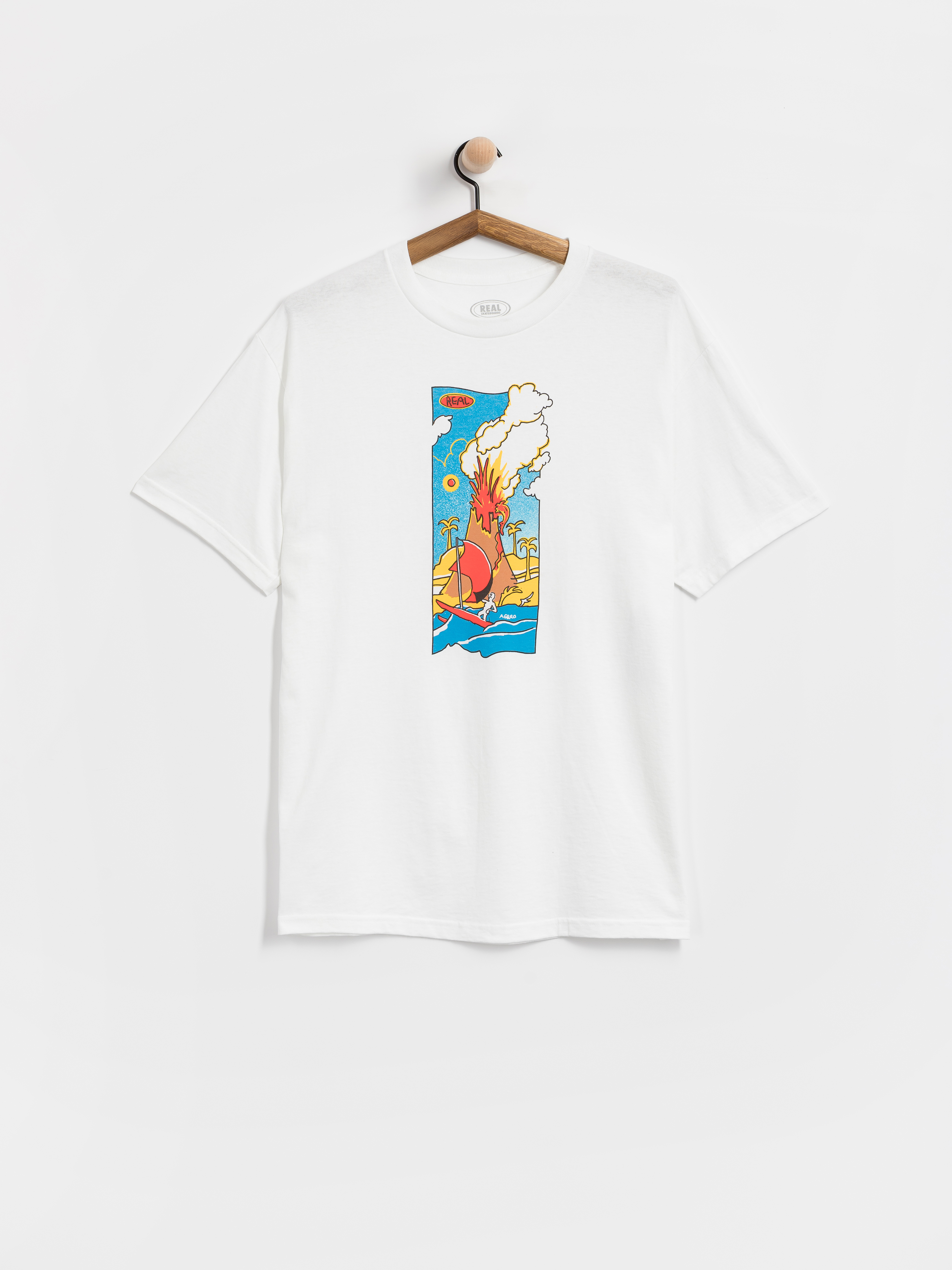 Real Volcano T-shirt (white)