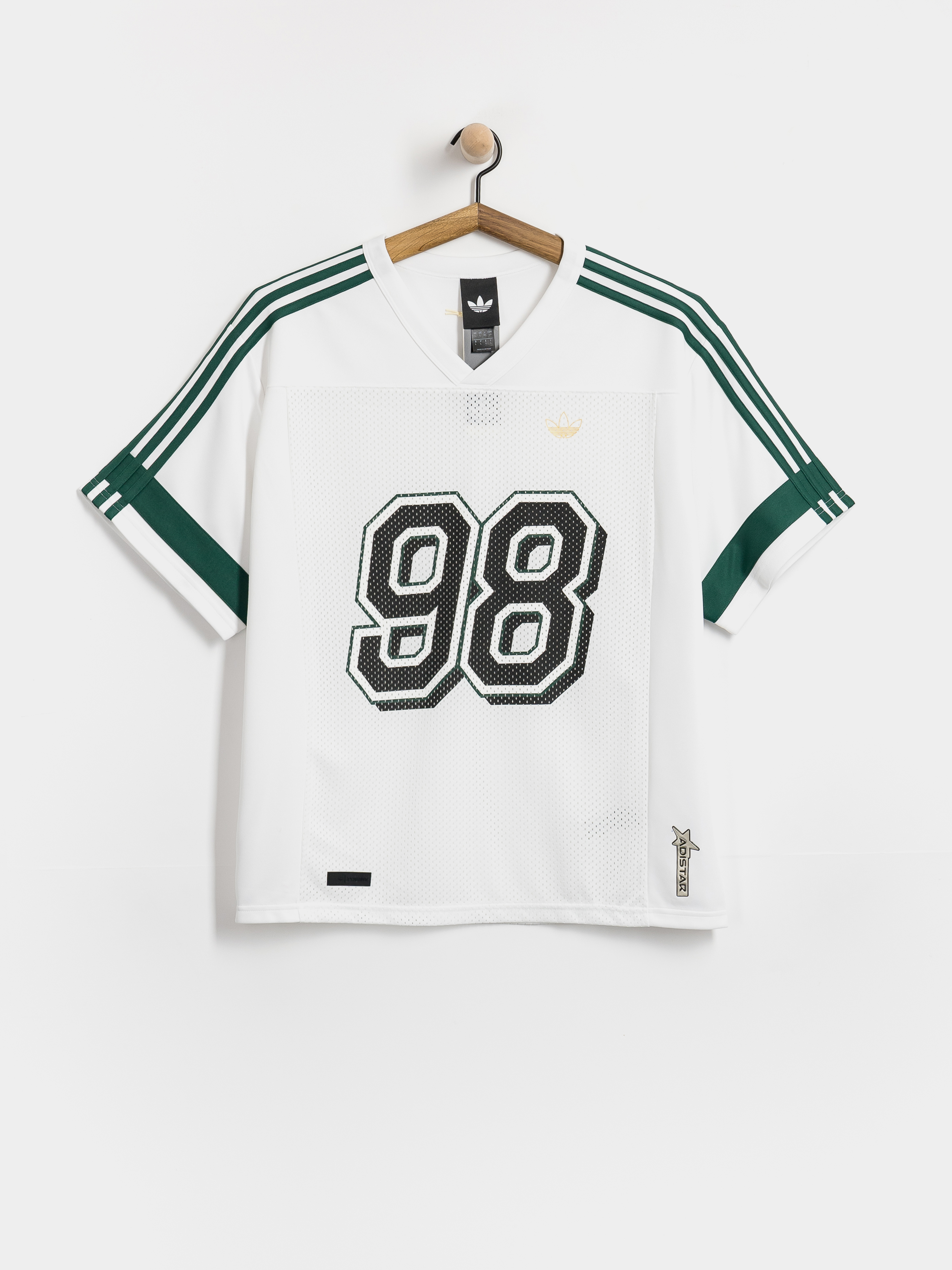 adidas Tyshawn Jrsy T-Shirt - white (white/cgreen)